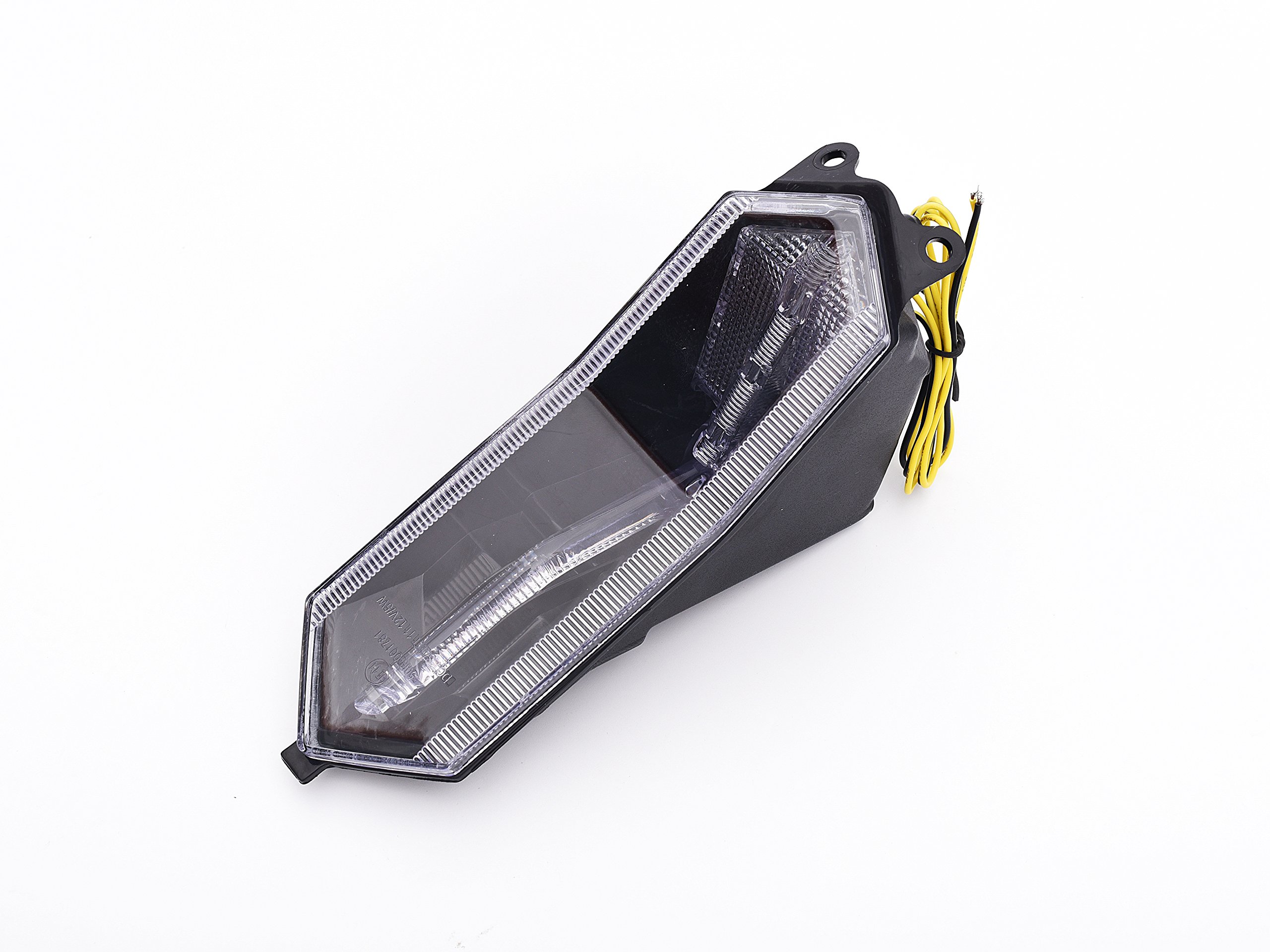 Bright2wheels LED Tail Light With Integrated Turn Signals For Yamaha YZF R6 2006-2007 - White Lens - View #2