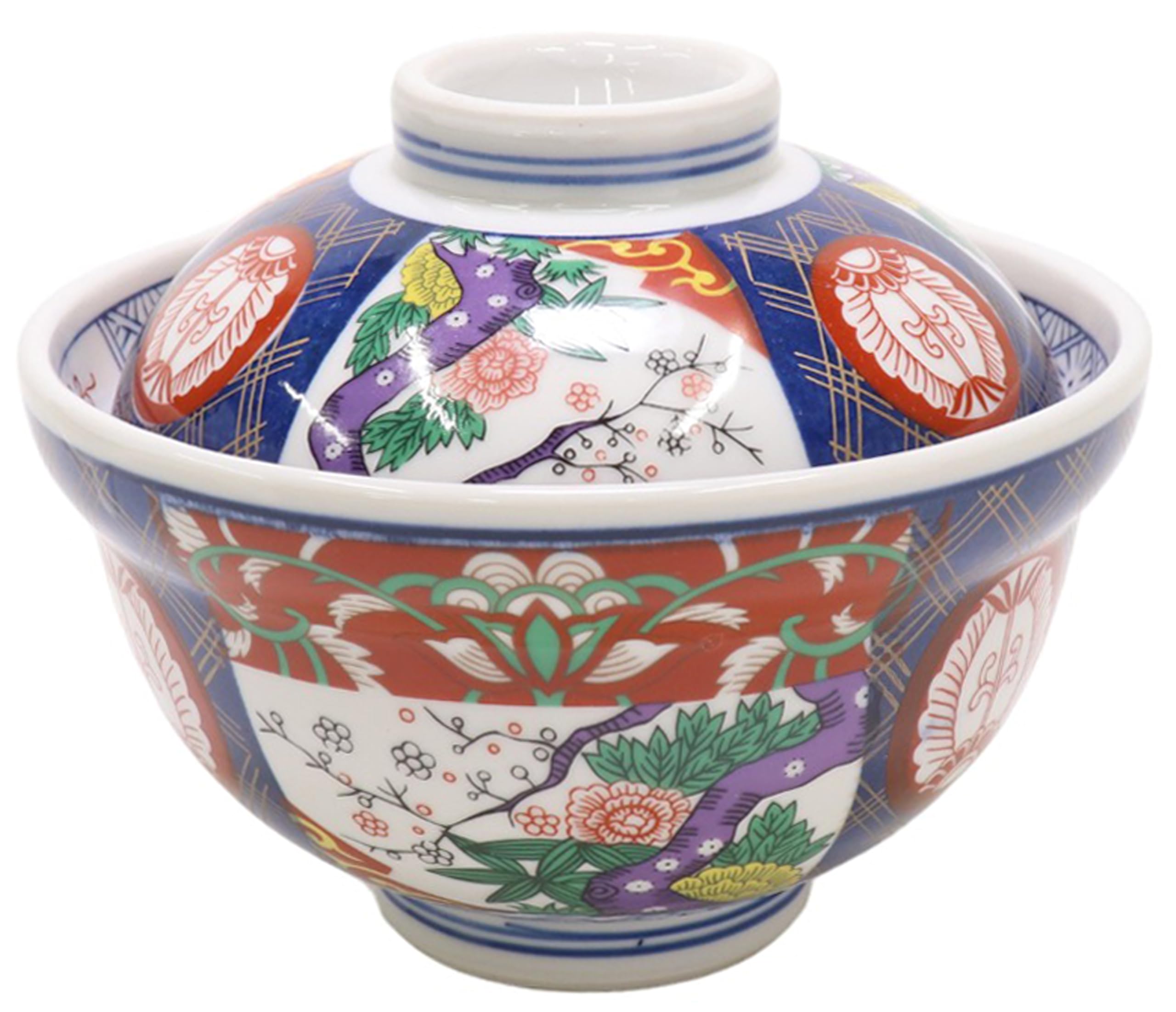 ?????? Lid Bowl, Peony 4.5 Lid Bowl [14 x 10.8cm] Ryokan, Restaurant, Japanese Tableware, Restaurant, Commercial Use