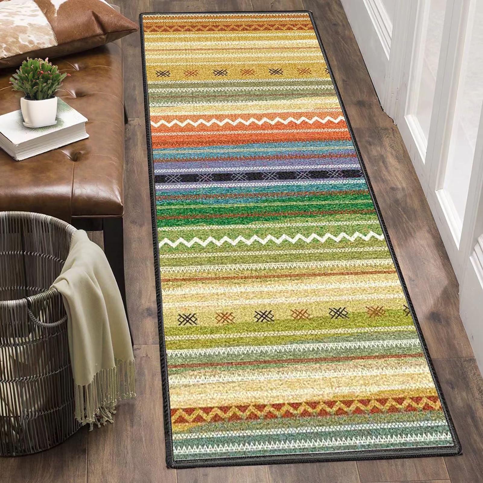 Dywan Biegacz Kuchenny Długi Dywan Runner Wejście Do Wnętrz 70 x 120 cm Chodnik Dywan Do Przejścia Kuchni Antypoślizgowy Zmywalny Dywan Chodnik Do Kuchni Wejście Sypialnia
