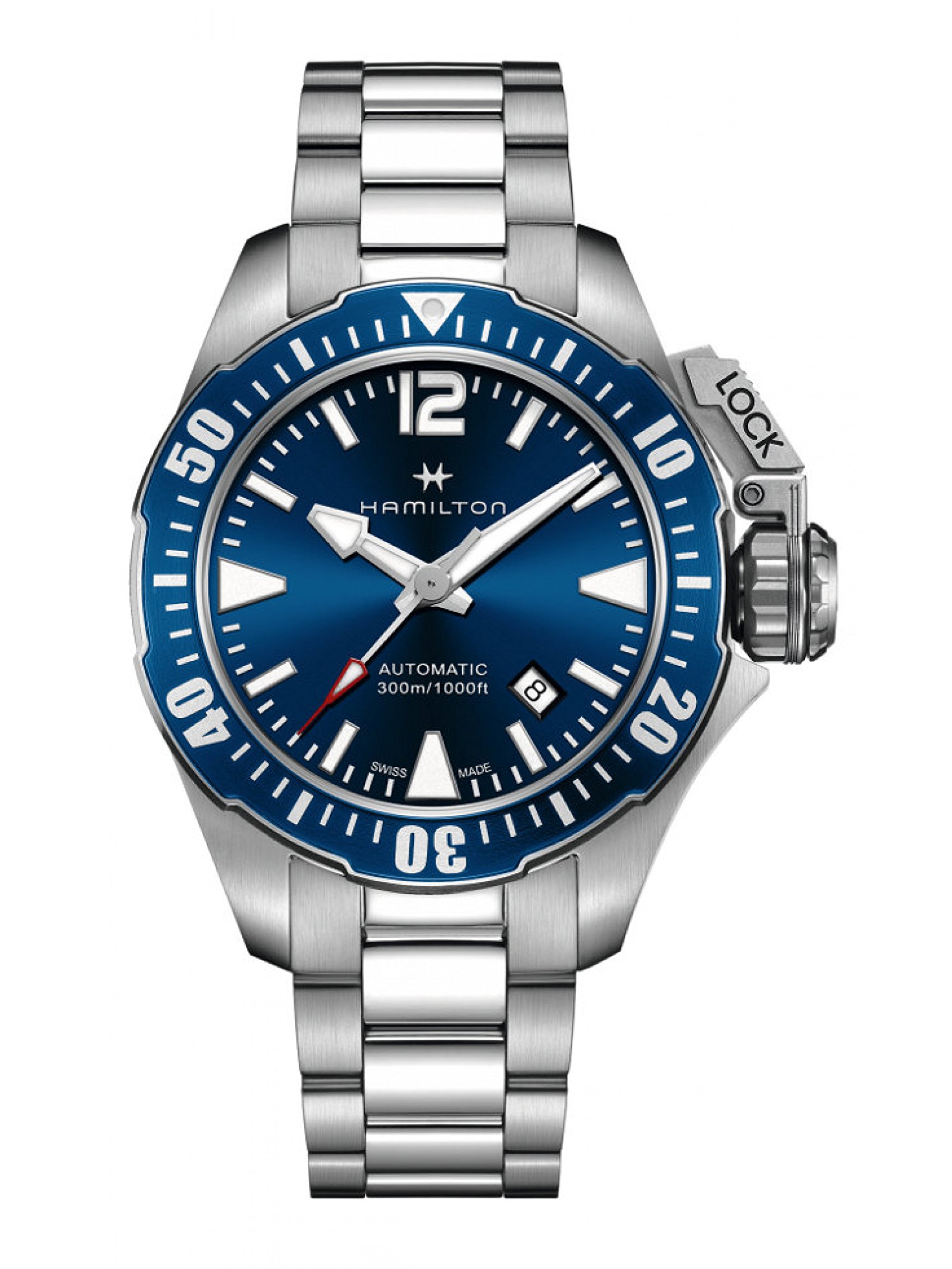 [Hamilton] HAMILTON watch khaki navy open water Auto Divers H77705145 Men's [regular imported goods]