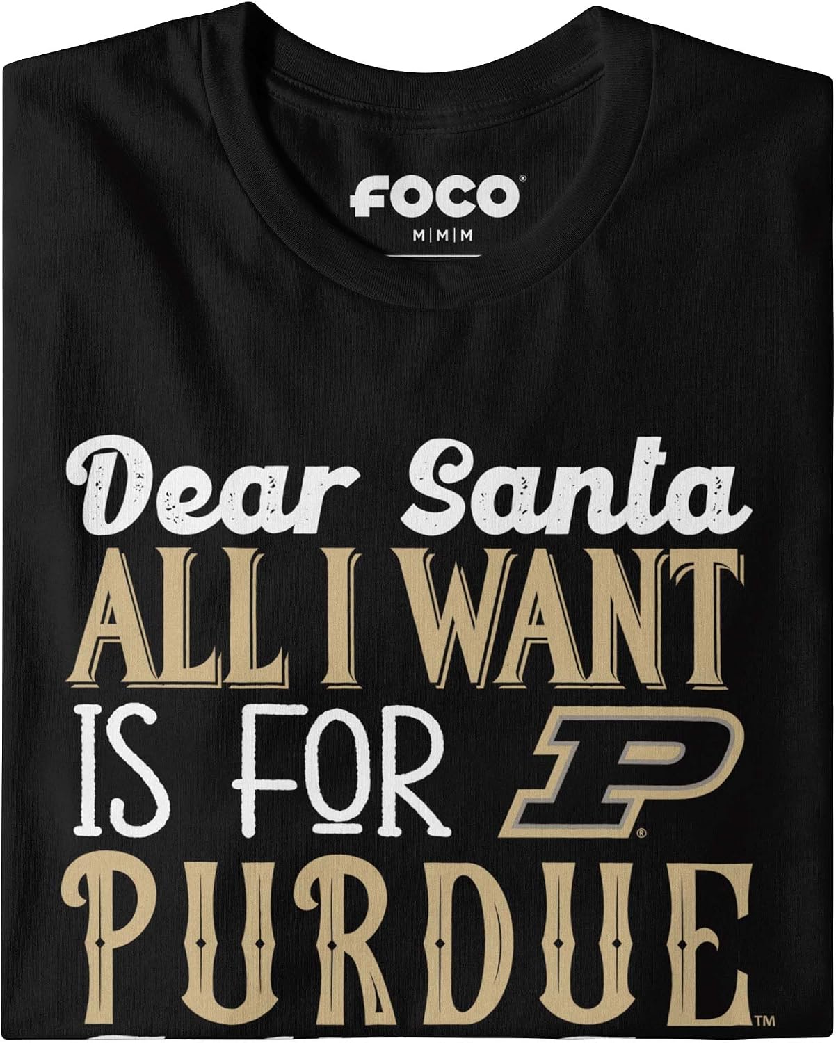 FOCO Men's NCAA Team Logo All I Want T-Shirt