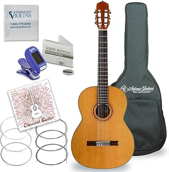Antonio Giuliani Classical Mahogany Guitar Outfit CL-5 Clearance - Acoustic Guitar with Case and Accessories By Kennedy Violins