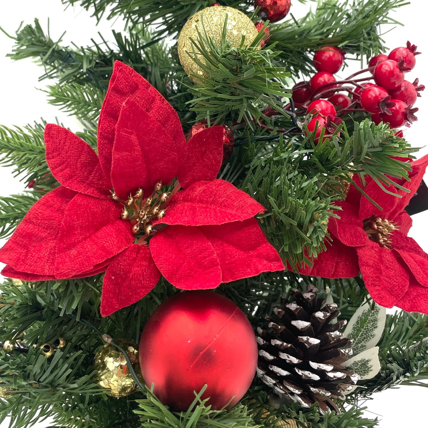 Amazon.co.jp: Branch Trees® 卓上 クリスマスツリー 50cm 赤い実