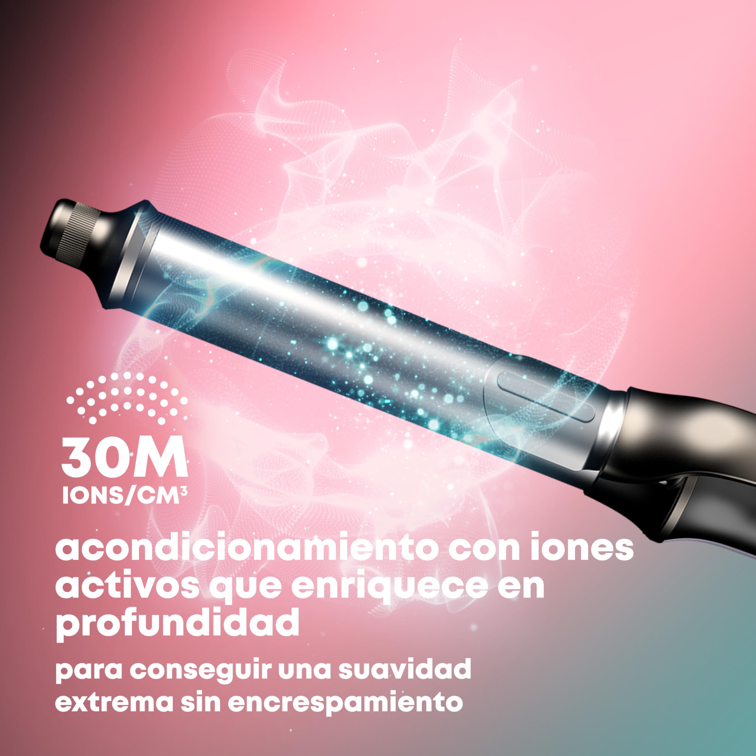 REVAMP Auto Revolve Rizadora Automática - Barril Cerámico Largo | Ondulador, sin Enredos, Rizos Suaves, Ondas Playeras, Estilizador Rotatorio