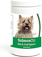 Vista 149 de Healthy Breeds Golden Retriever - Aceite de salmón masticable suave, 90