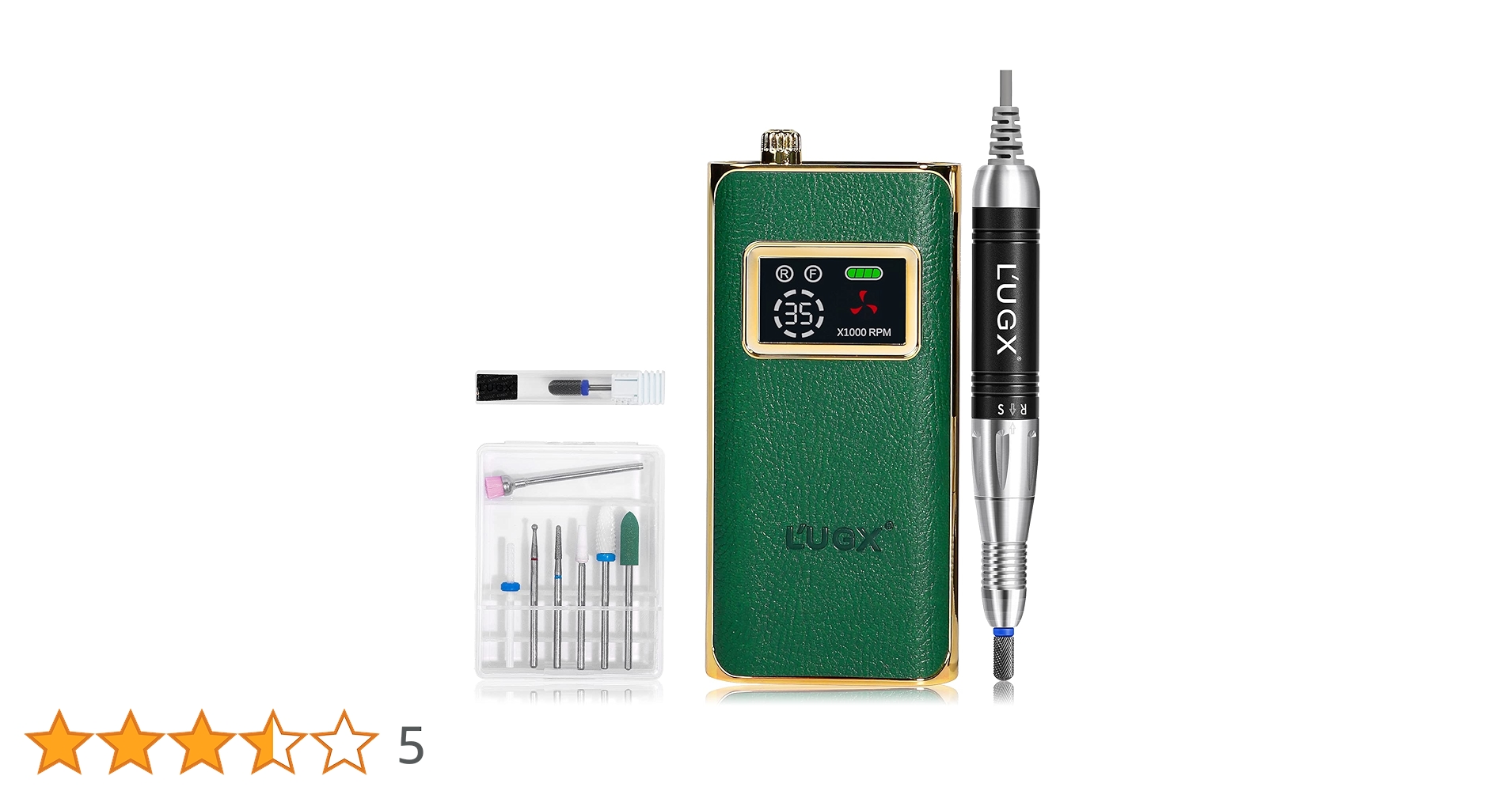 L'UGX 電動ネイルマシン 35000RPM ブラシレス Amazon.com: L'UGX Professional Nail Drill, Waterproof