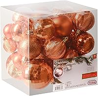 Vista 9 de PREXTEX Juego de 36 Adornos Navideños - Bolas Negras Irrompibles en 6 Estilos y 3 Tamaños con Bucles para Colgar - Elegantes Decoraciones para Árbol