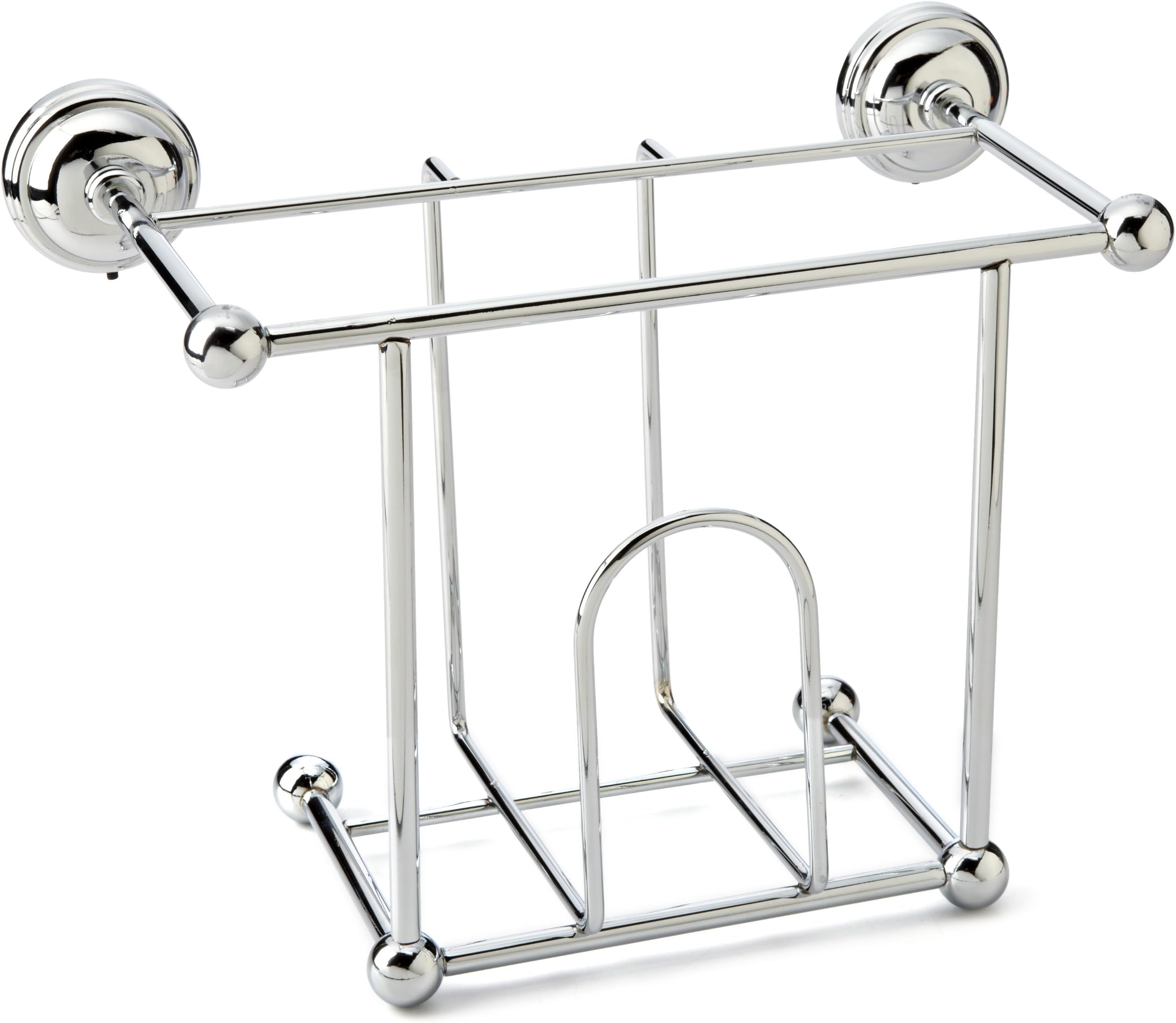 Taymor Chrome Wall Mount Magazine Rack