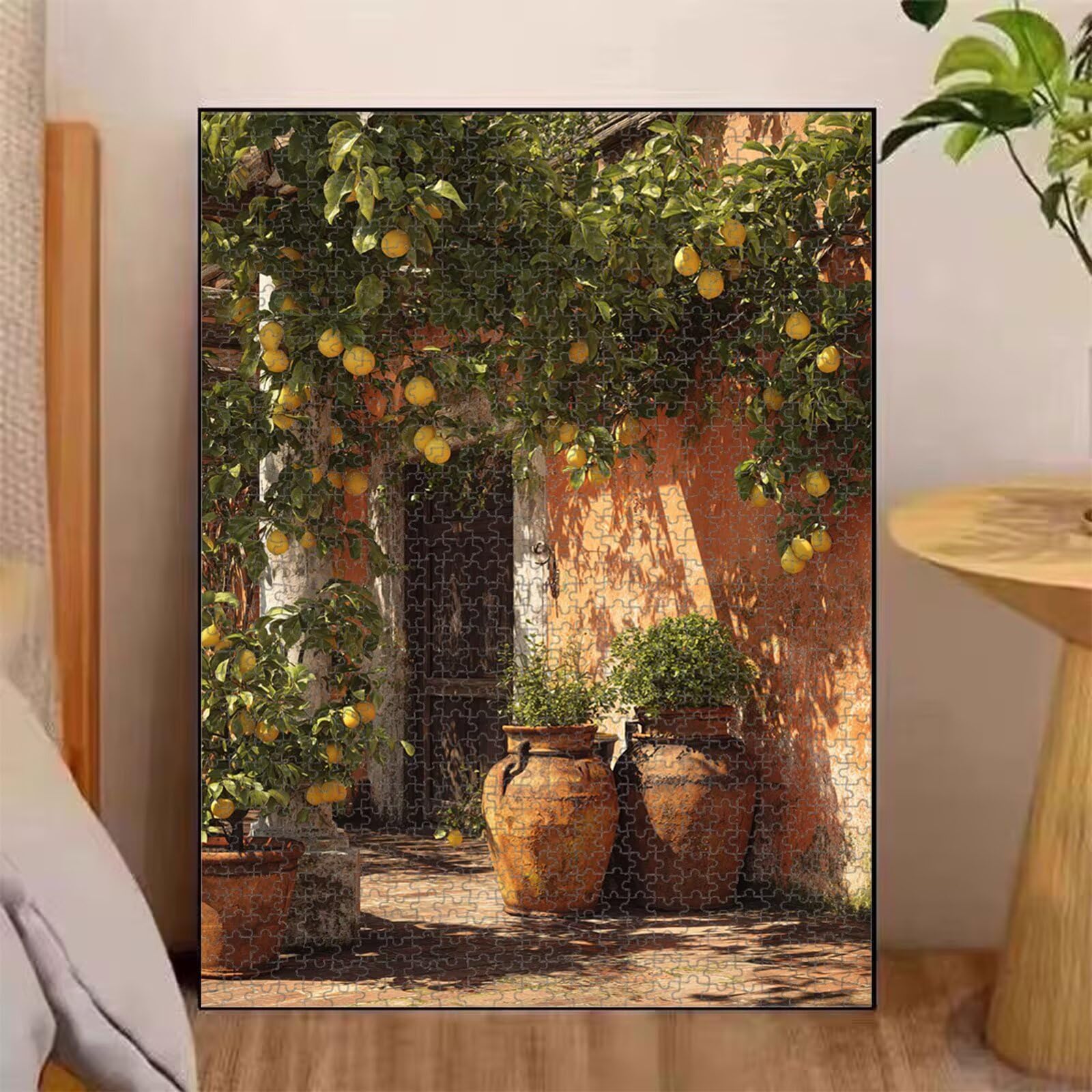1000 Pièces Puzzle Adulte Paysage & Arbre Puzzle en Bois Robuste 1T#1477 | Puzzle en Bois, Découpe de Précision, Encres aux Couleurs Vives, Loisir Relaxant, Décoration Intérieure, Cadeau, 50x75cm