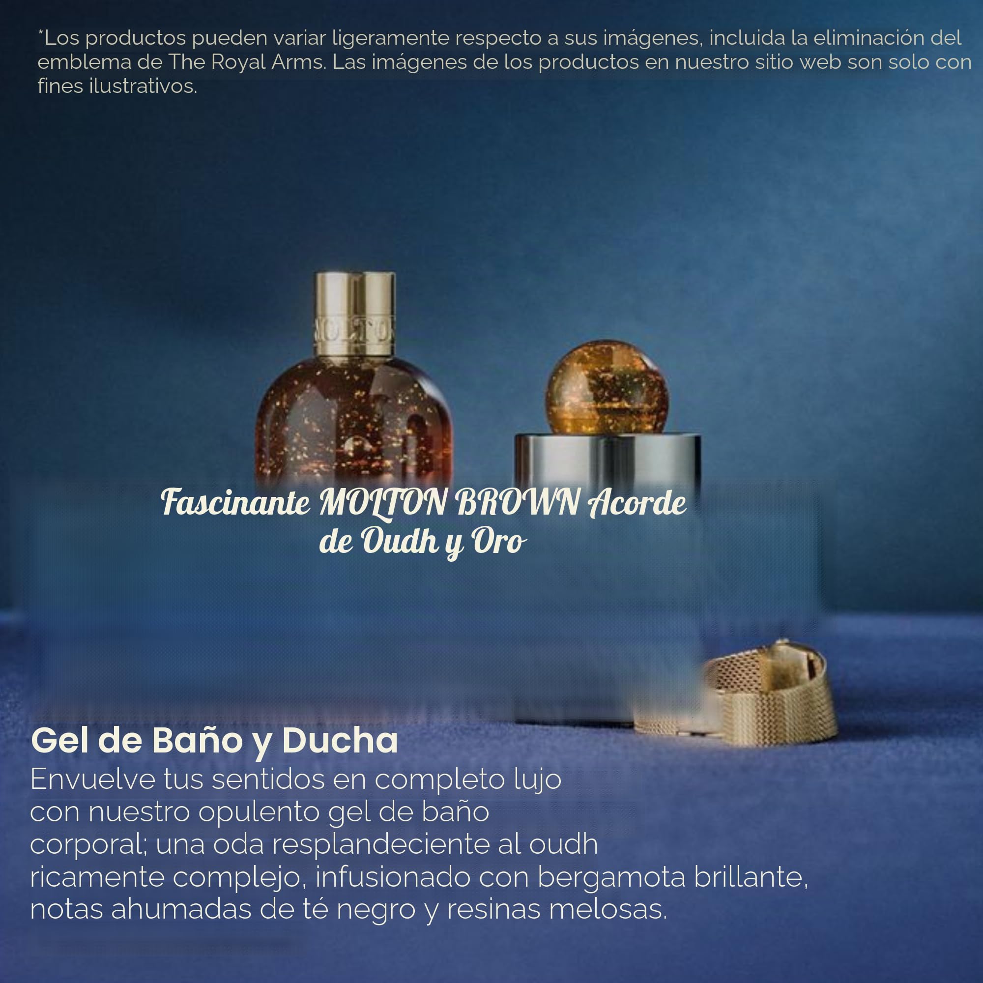 Molton Brown Mesmerising Oudh Accord & Gold Gel de baño y ducha 300 ml