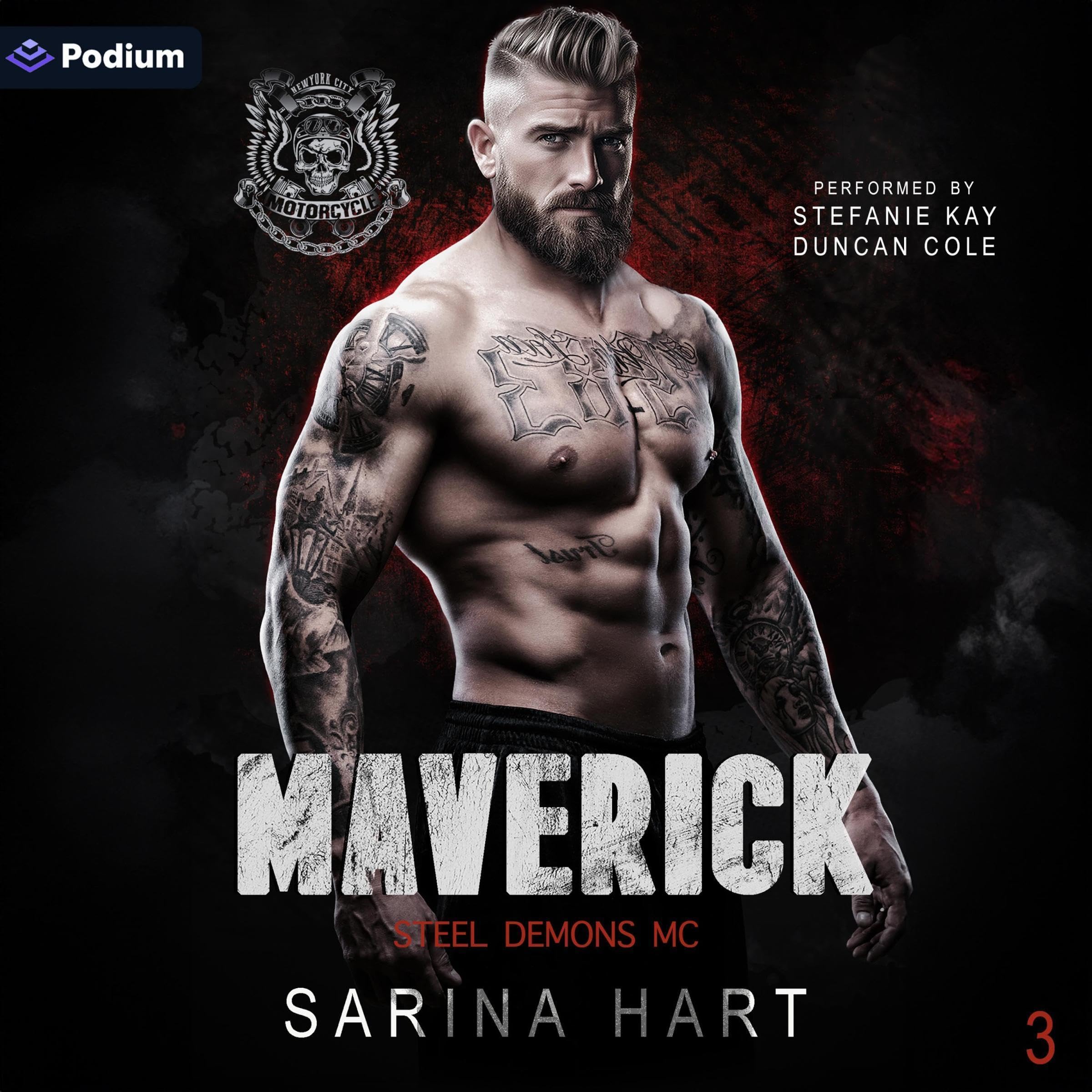 Cover art for Maverick: Steel Demons MC, Book 3