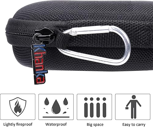 Miniatura 6 de khanka Funda rígida de transporte + funda de silicona para teclado compatible con Logitech K380 Multi-DispositivoPebble 2 Combo para teclado Mac +