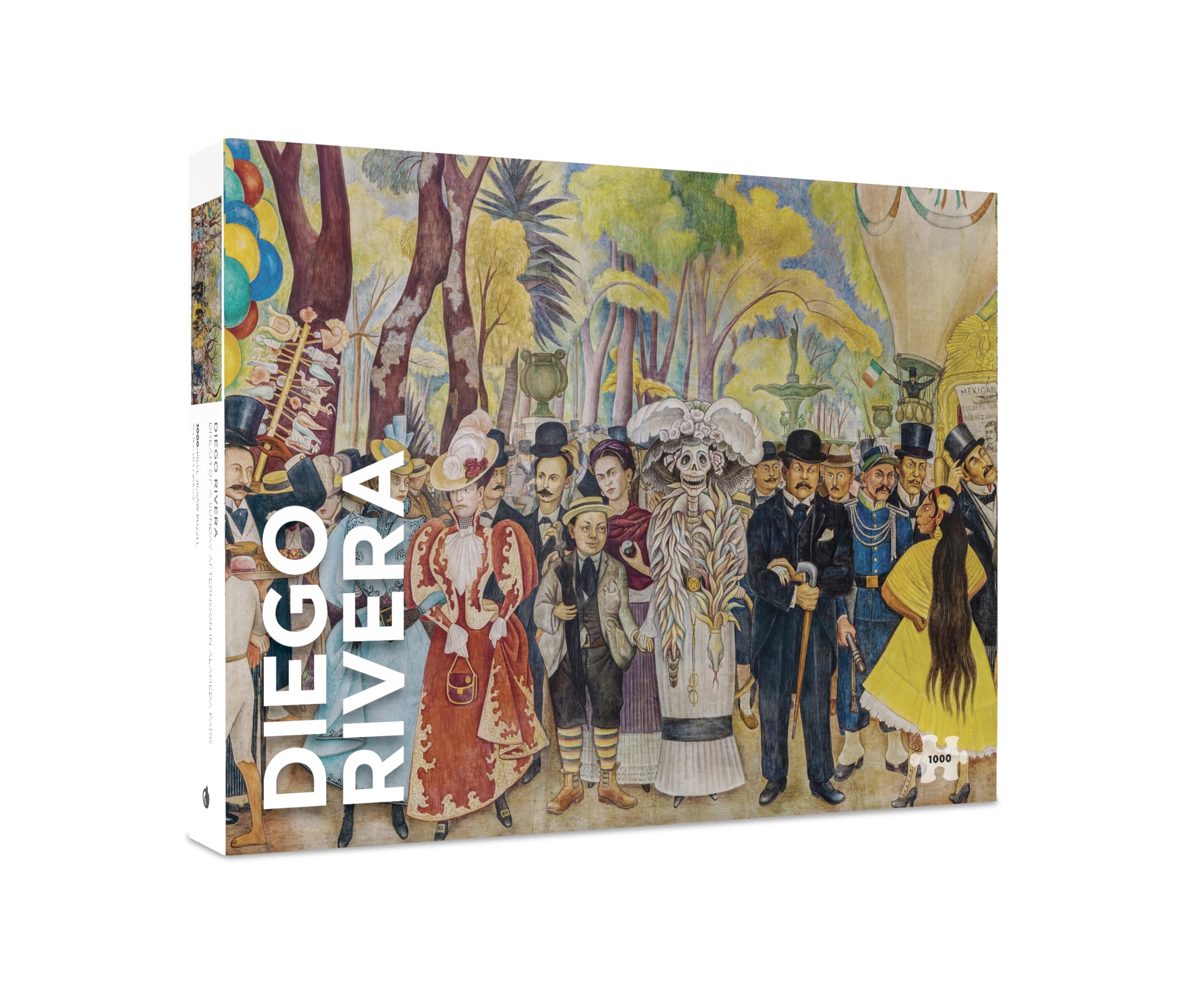 Pomegranate 1000-Piece Jigsaw Puzzle for Adults, Diego Rivera's Dream of a Sunday Afternoon in Alameda Park, Matte Finish, Snug Fit