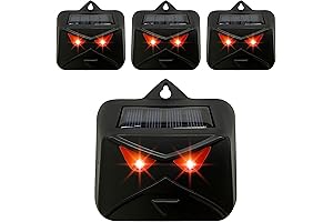 4-Packs Solar-Powered Cat Christmas Tree Deterrent: Keep Your Cats Away from Your Holiday Gem