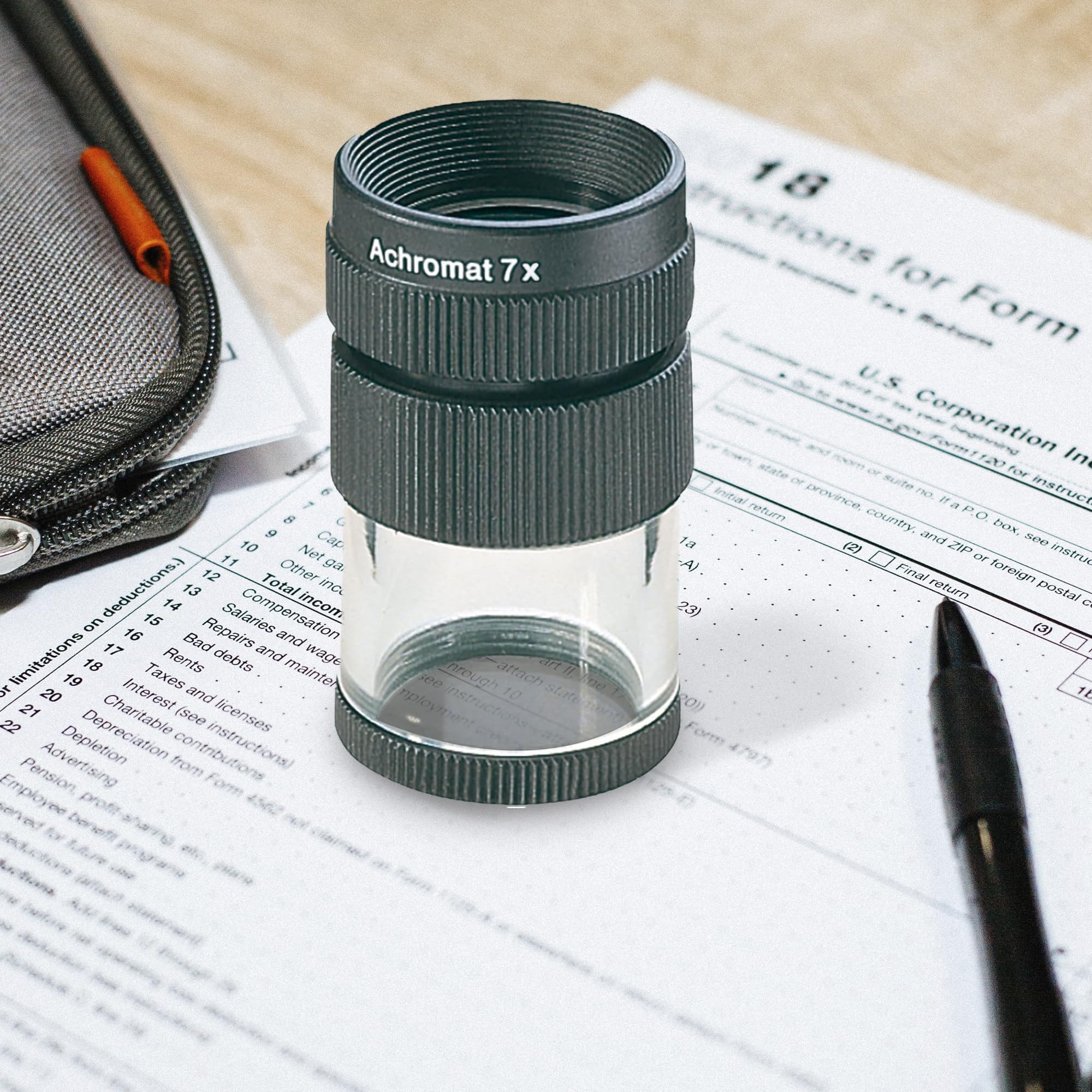 Eschenbach Loupe graduée de précision achromatique 7X