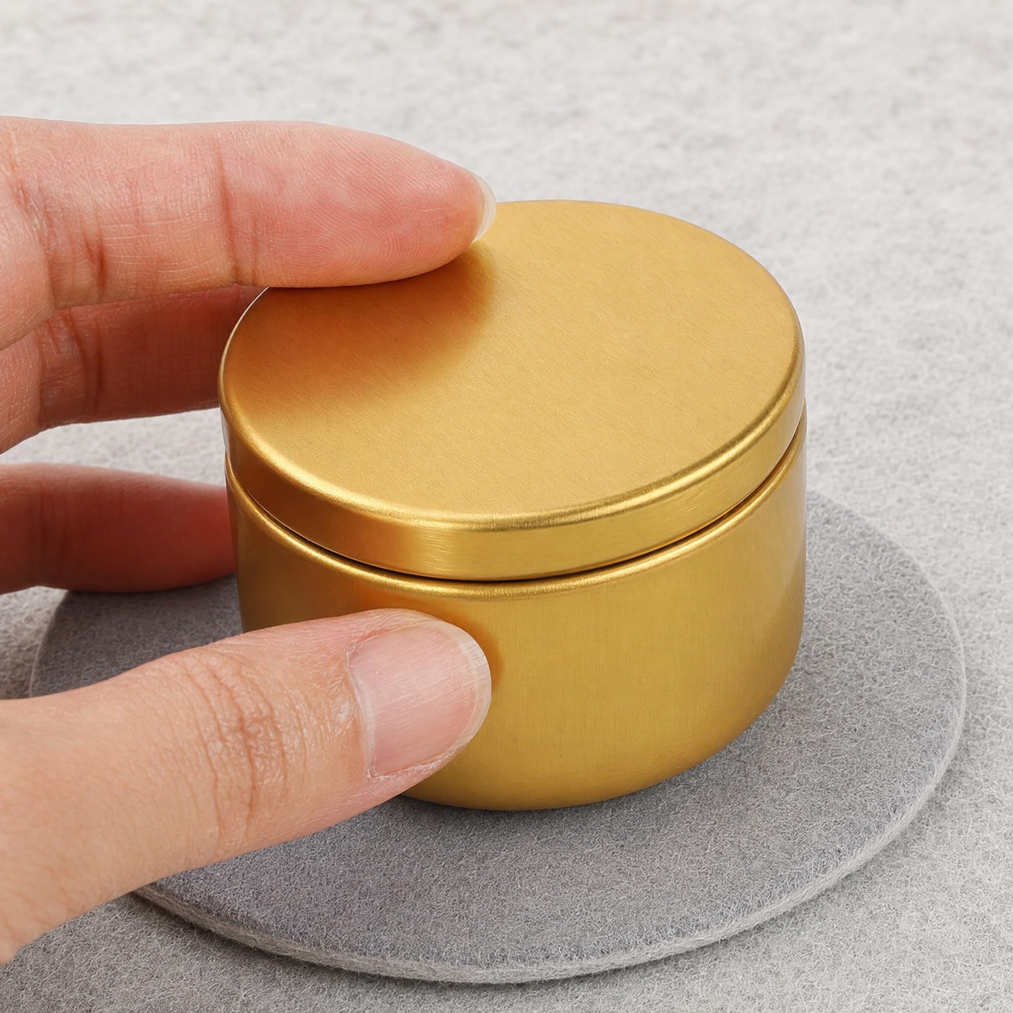 Angoily Barattoli per Candele Profumate 24 Pezzi da 50ml in Alluminio