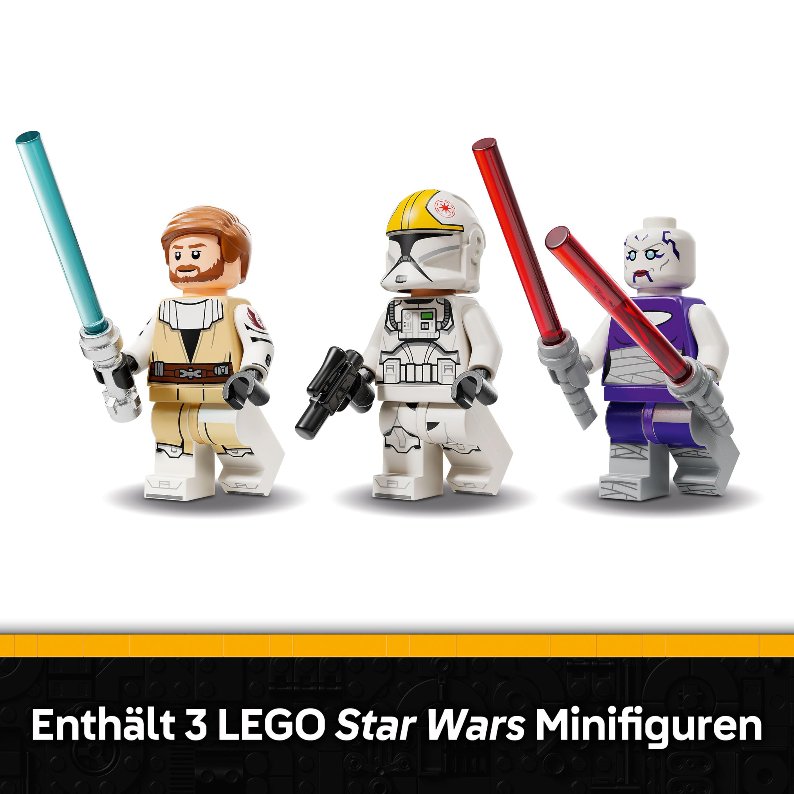 LEGO Star Wars: The Clone Wars V-19 Torrent-Sternjäger - Kreatives Spielzeug mit Minifiguren und Lichtschwert - Geschenk für Kinder - Modellbau für Mädchen und Jungen ab 9 Jahren - 75432