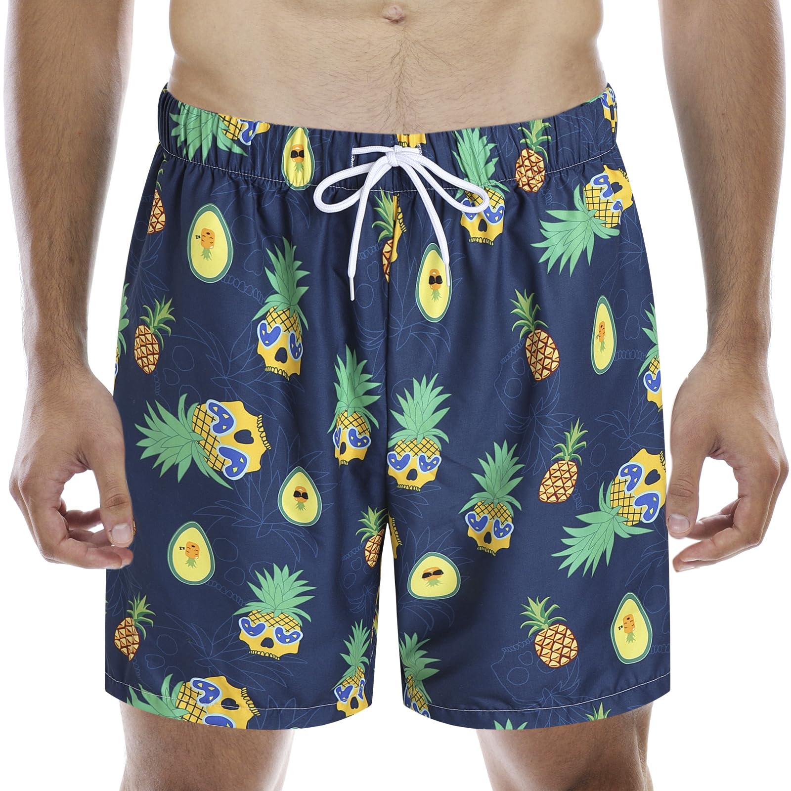 Men's Dissolving Swim Trunks Prank Shorts Funny Gift for Brother Boyfriend Bachelor Beach Party in The Swimming Pool