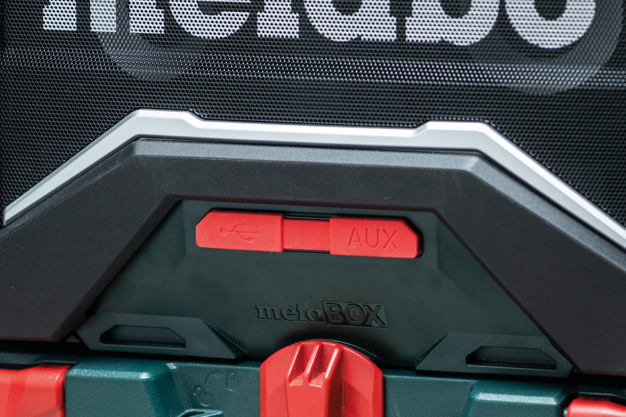 Metabo Radio de construcción con batería RC 12-18 32 W BT Dab+, 18 V, con Bluetooth y AUX, Clase de protección IP 54, Radio 600779850