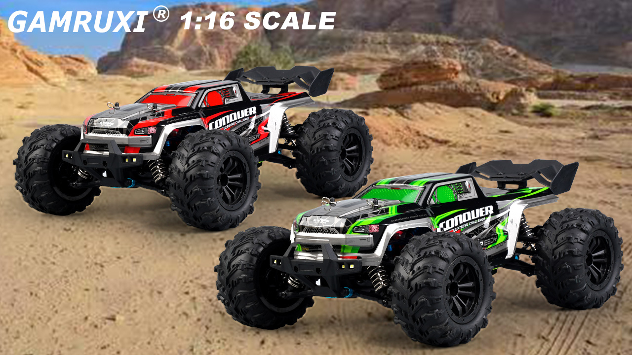 1:16 Scale 4WD High-Speed RC Car, 40+KM/H Off-Road Remote Control