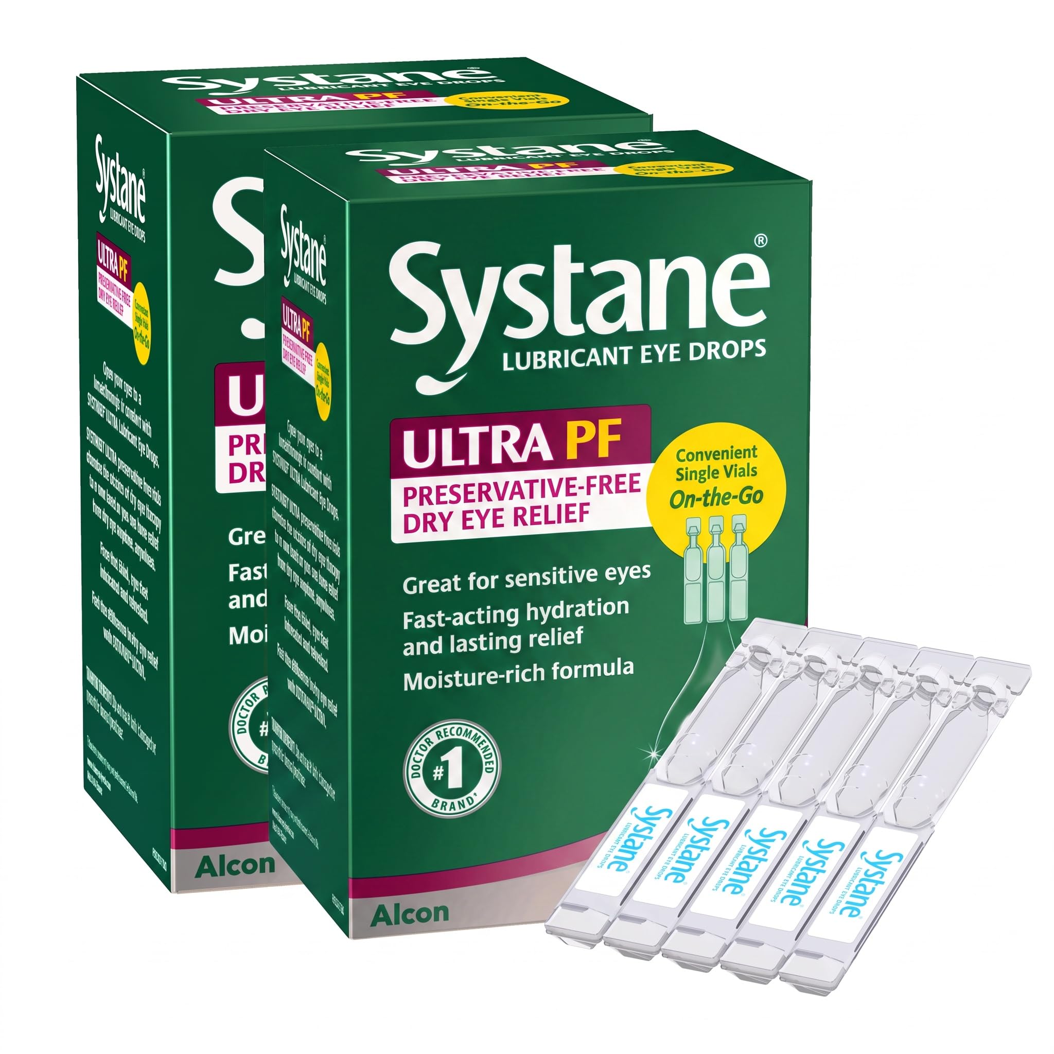 Systane Ultra Preservative Free Lubricant Eye Drops for Dry Eye, 60 Count — Amazon image 8