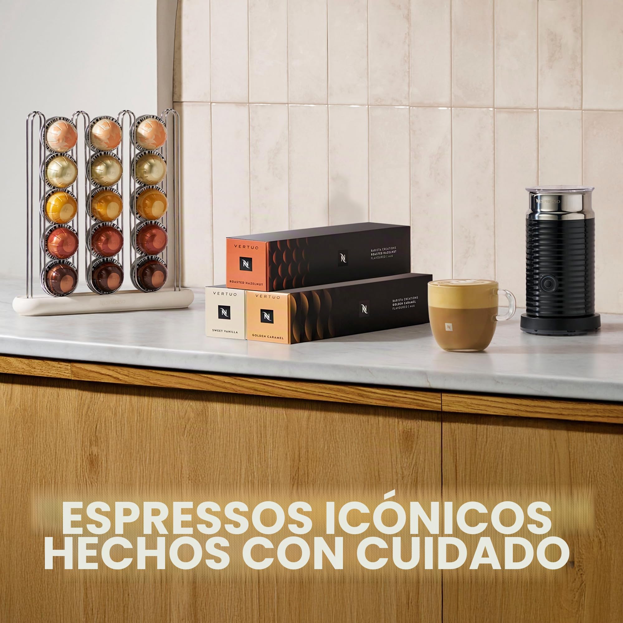 30 cápsulas NESPRESSO VERTUO 230 ml Vanilla + Caramelo + Hazelino