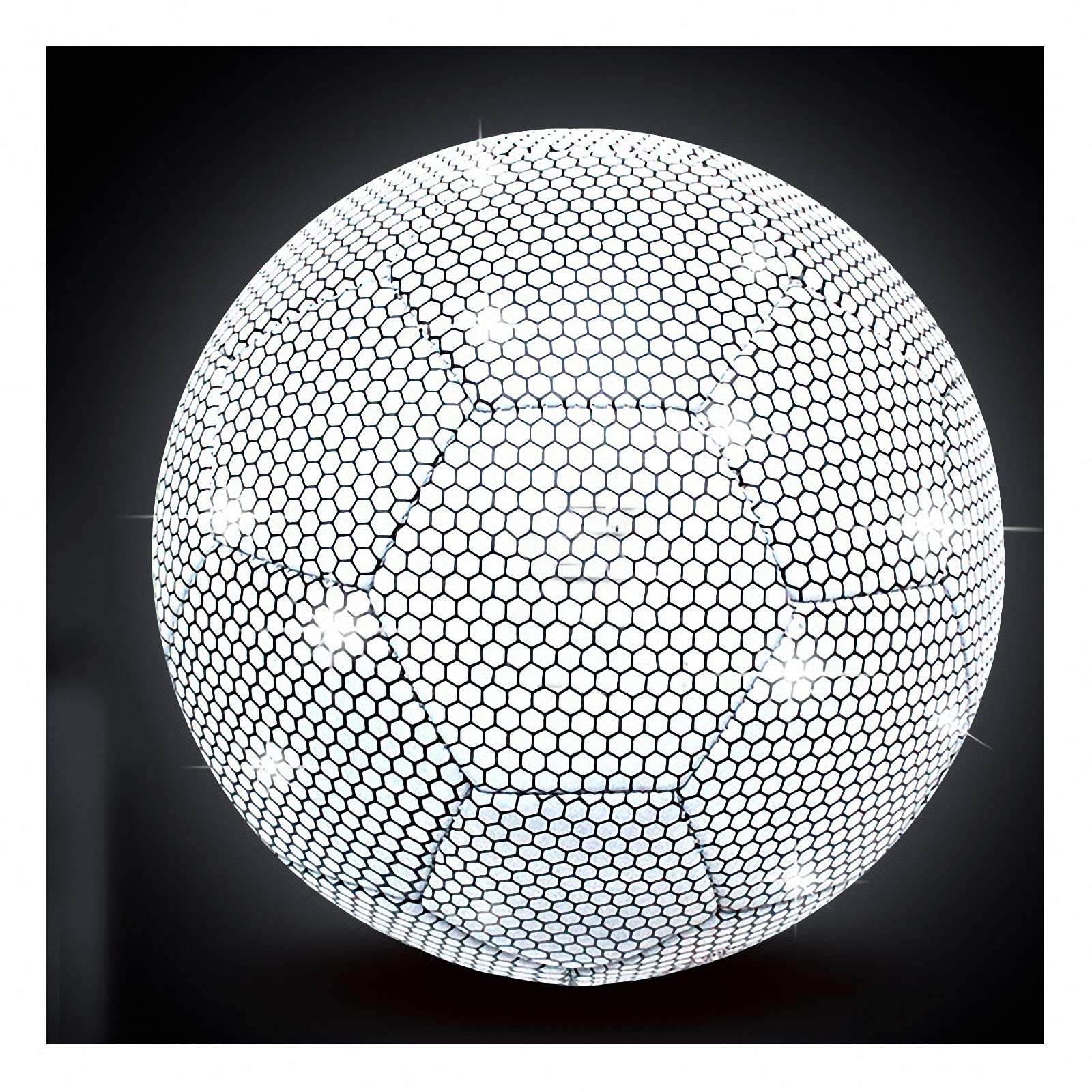 Balón de fútbol Luminoso con Bomba,tamaño 5 fútbol Brillante para niños,balón Entrenamiento Fluorescente para Estudiantes de la Escuela,Regalo para jóvenes Amigos Novio