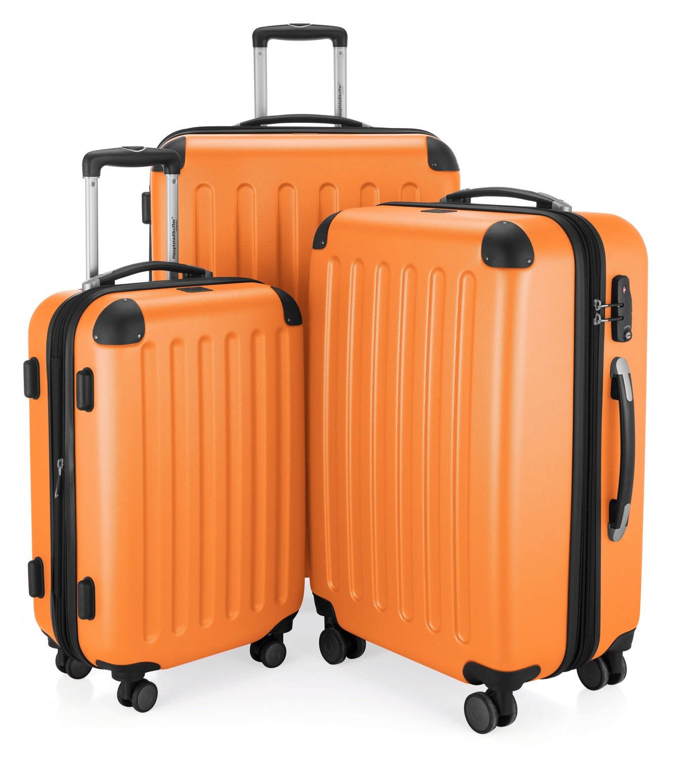 HAUPTSTADTKOFFER - Spree - Juego de 3 Maletas rígidas, Trolley expandible, Equipaje de Viaje, 4 Ruedas Dobles, TSA, (S,M y L), Menta — view 92
