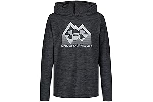 Under Armour Stature Logo Hoodie for Boys Aged 14-16: Unparalleled Comfort and Performance