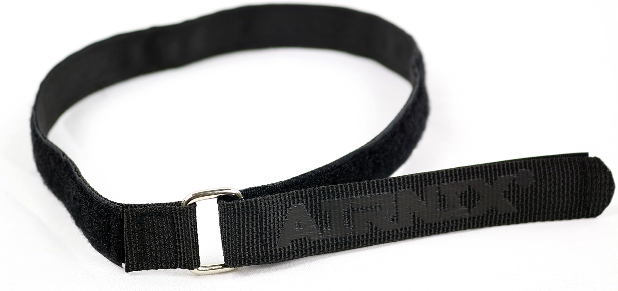 10pc 22" x .75" (19” useable) Nylon Webbing Hook and Loop Cinch Straps with Metal Buckle, Reusable Fastening, Securing, Cable Straps