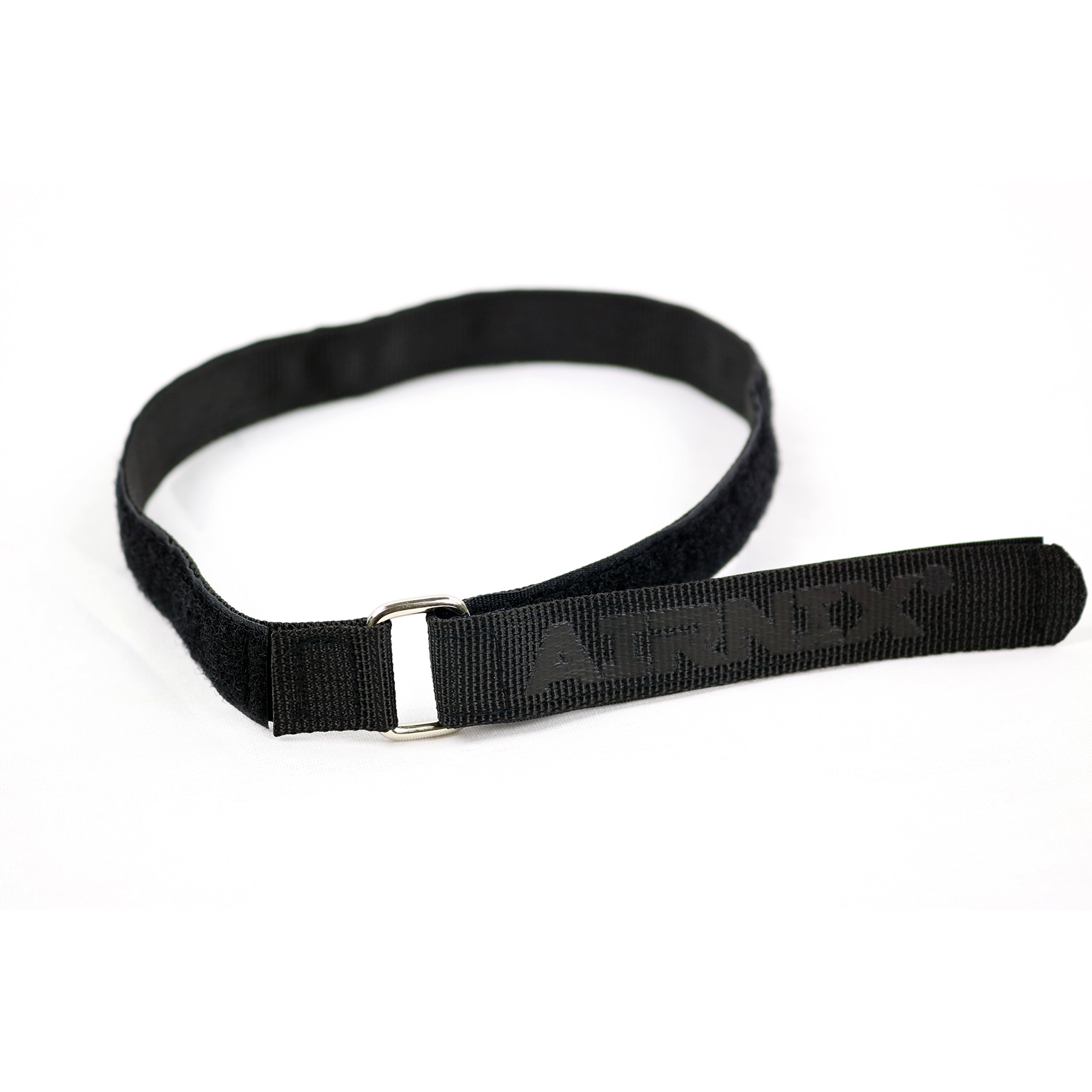 10pc 22" x .75" (19” useable) Nylon Webbing Hook and Loop Cinch Straps with Metal Buckle, Reusable Fastening, Securing, Cable Straps