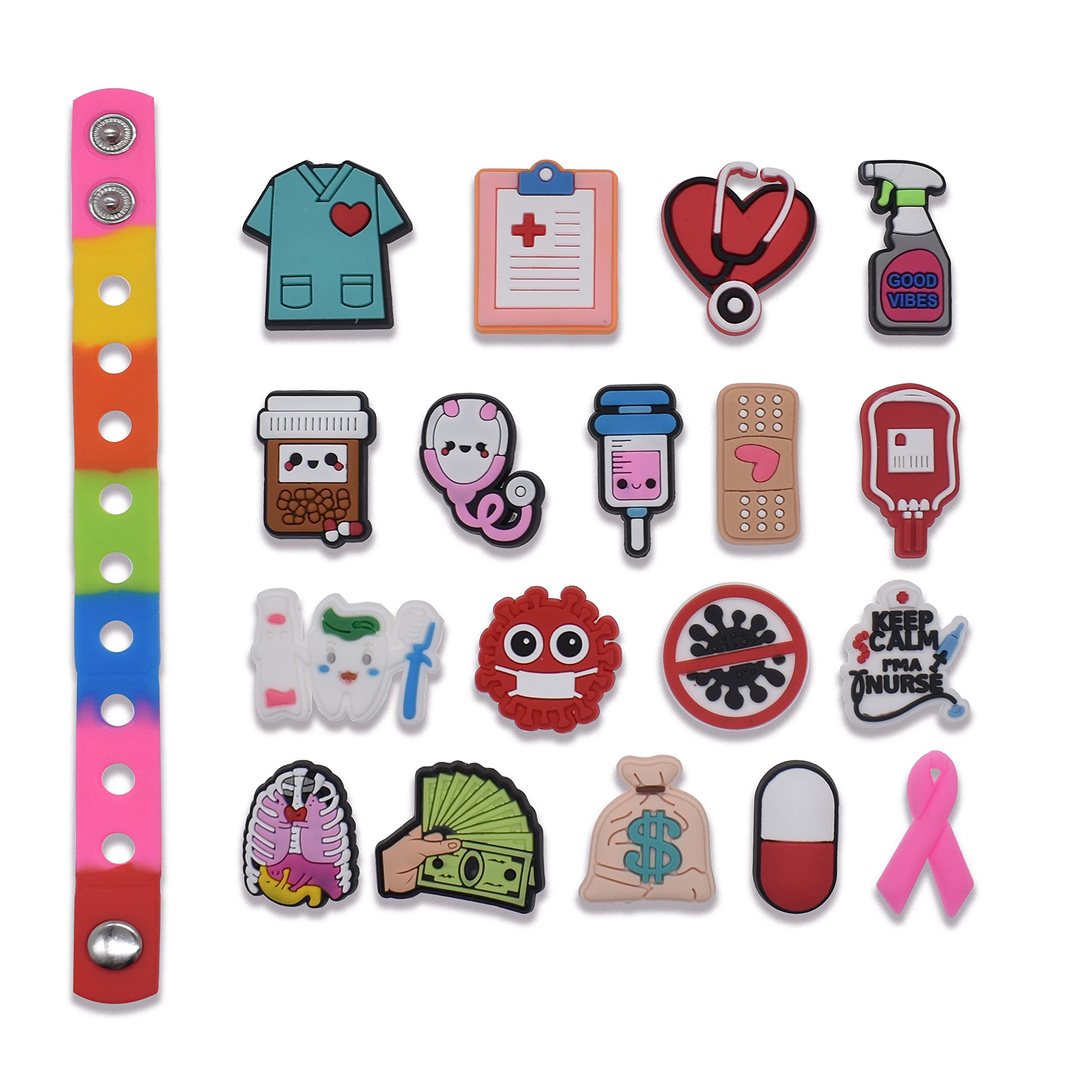 Crocs Charms Crocs For Nurses Amazon Pins Crocs 28PCS Medical