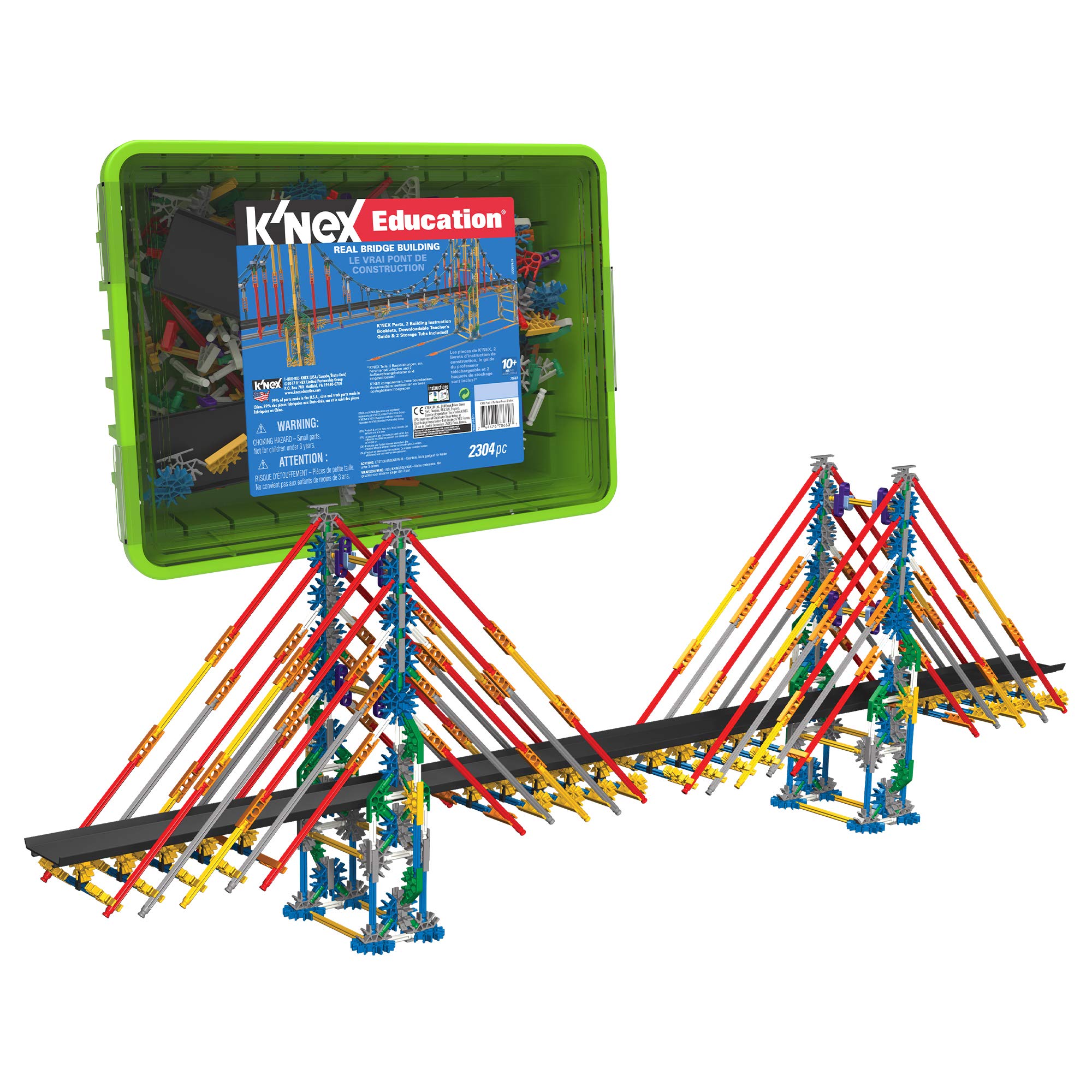 K&S半完成キット Amazon.co.jp: K'NEX教育 – 本物の橋の組み立てセット – 2304ピース