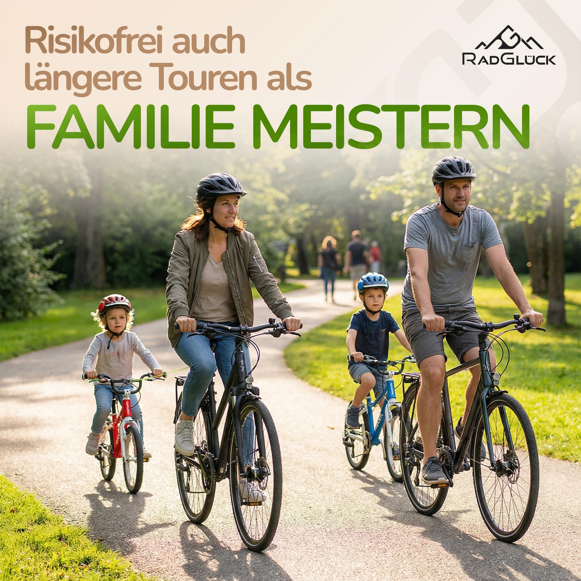 Fahrrad Abschleppseil Kinder mit 2,40m Länge & bis zu 120kg Belastbarkeit - Optimal sichtbares Abschleppseil Fahrrad Kinder mit reflektierendem, neongelbem Kevlar-Nylon