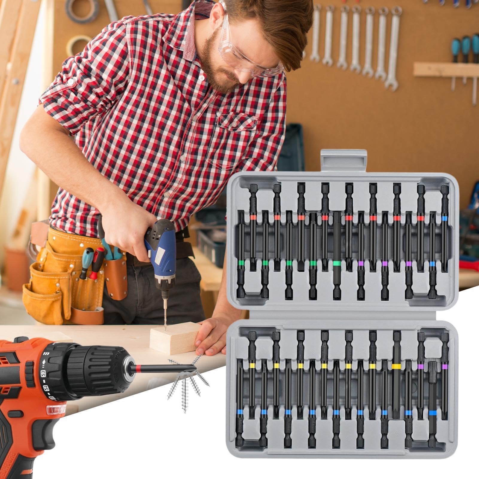 Schraubendreher- 1/4-Zoll-Schwerlast-Magnet-Präzisions-Handwerkzeuge