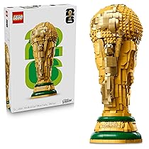 LEGO Editions Trofeo Ufficiale della Coppa del Mondo FIFA – Kit di Modellismo Fai da Te 3D con Minifigure da Collezione – Regalo per Ragazzi e Ragazze da 12 Anni in su e Adulti Fan dello Sport – 43020