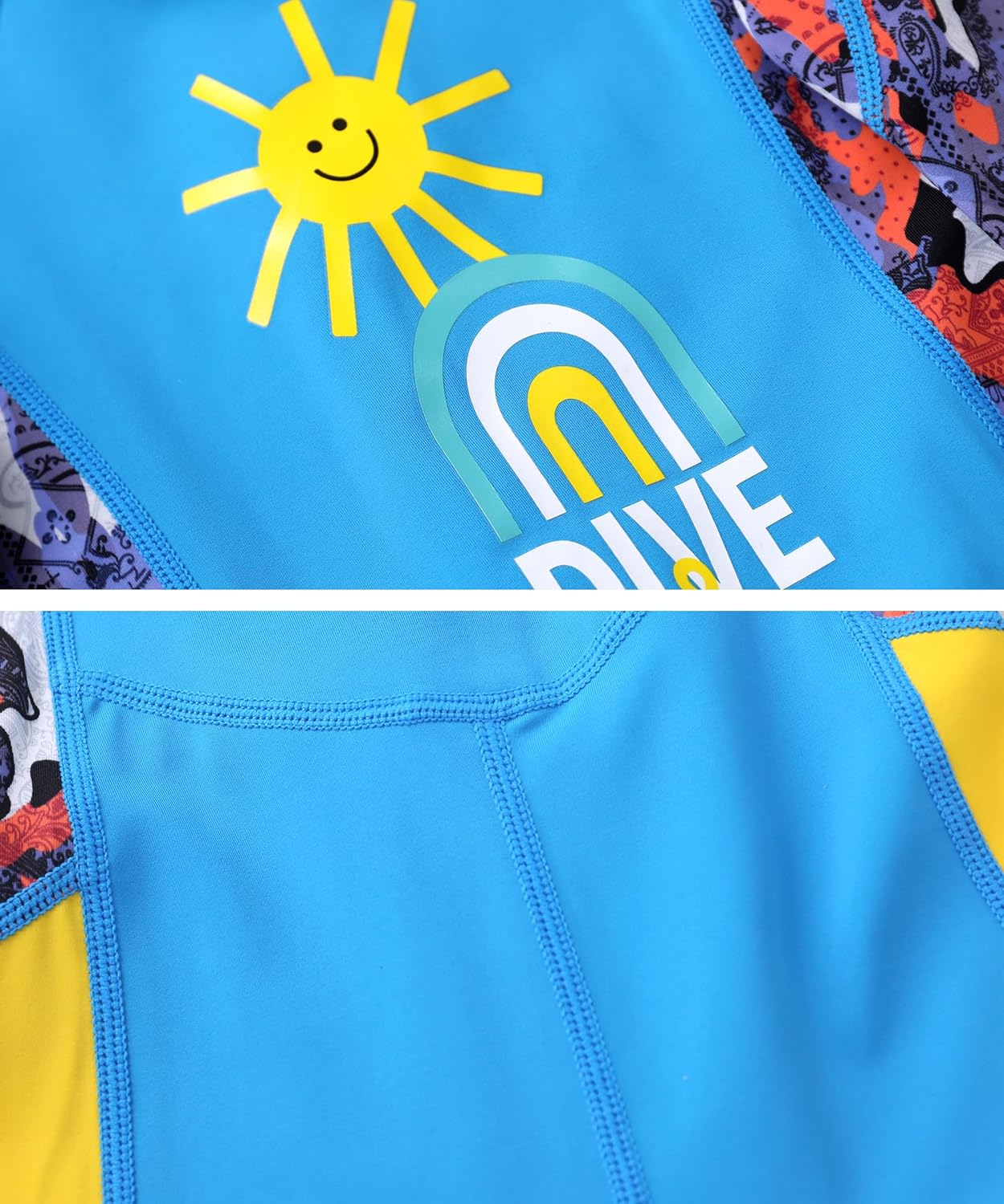 M2C X-Manta Boys Girls Full Body Swimwear UPF 50+ UV Sun Protective One-Piece - Image 4