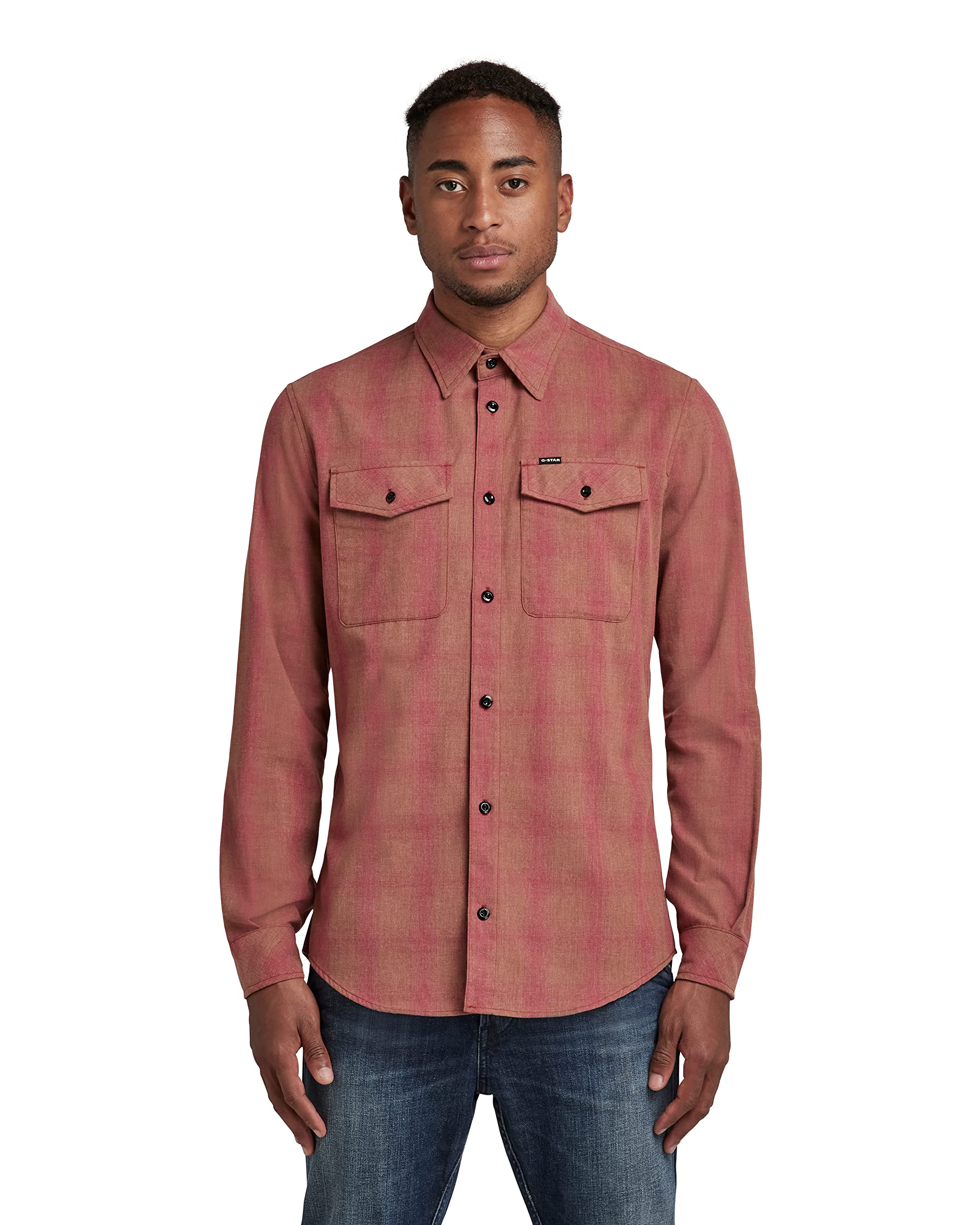 G-STAR RAW Herren Marine Slim Hemd
