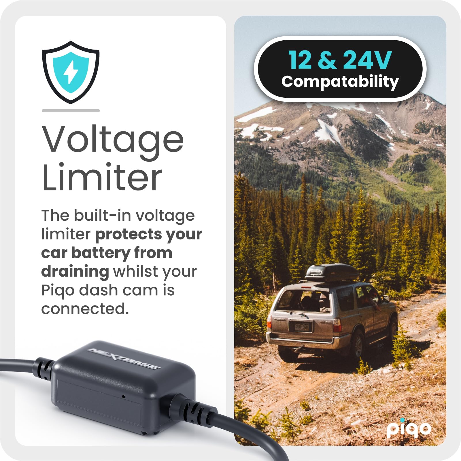 Amazon.com: Nextbase Piqo Pro Install Hardwire Kit - Easy to