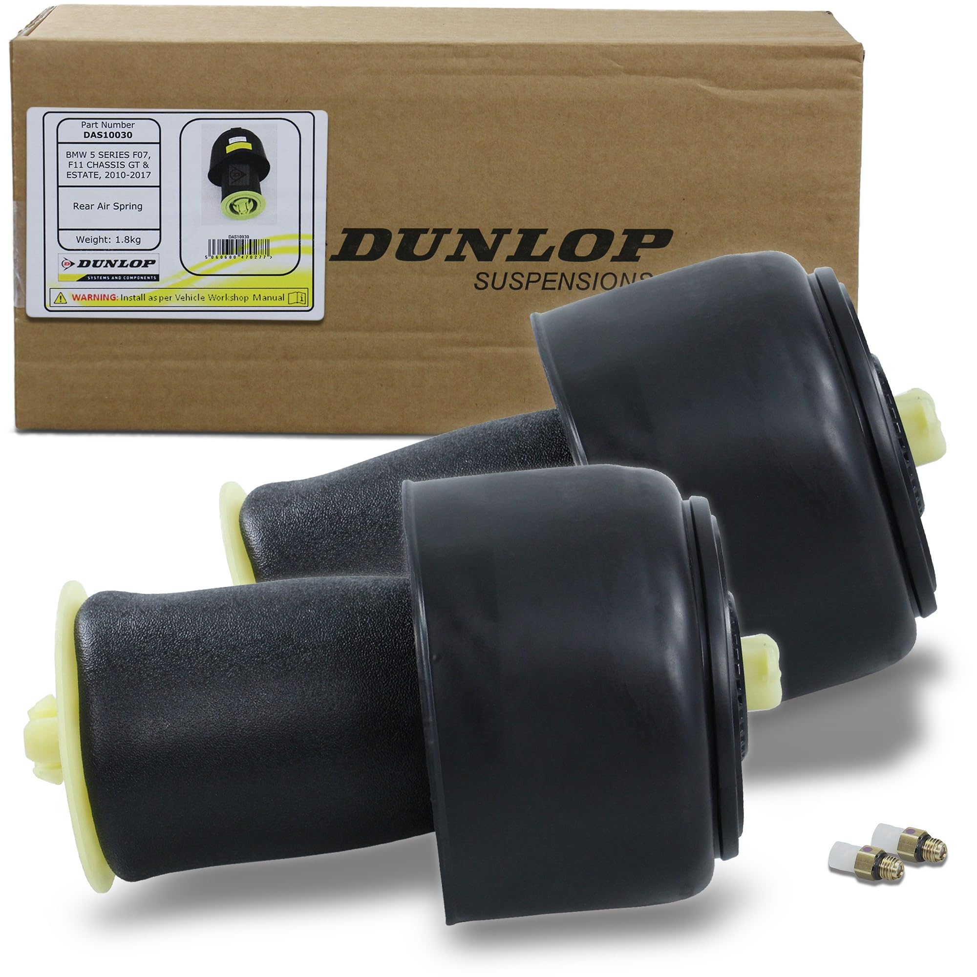 Dunlop Airsuspension 2x Luftfederbalg Hinterachse 70931