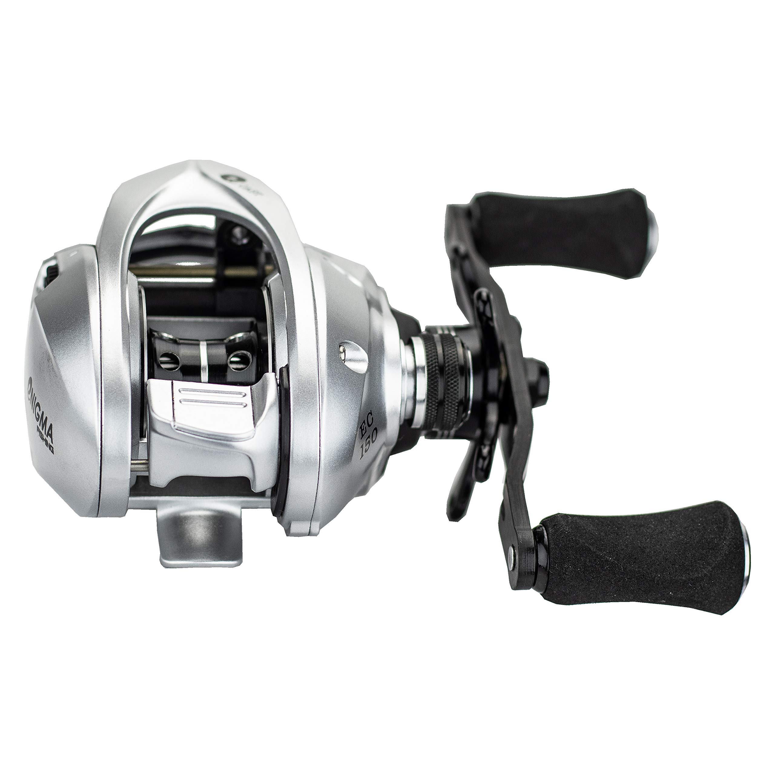 Enigma Fishing Baitcasting Reel High Speed, Low Profile, with Carbon Fiber Drag | Adjustable Magnetic Brakes | Your Choice of Gear Ratio