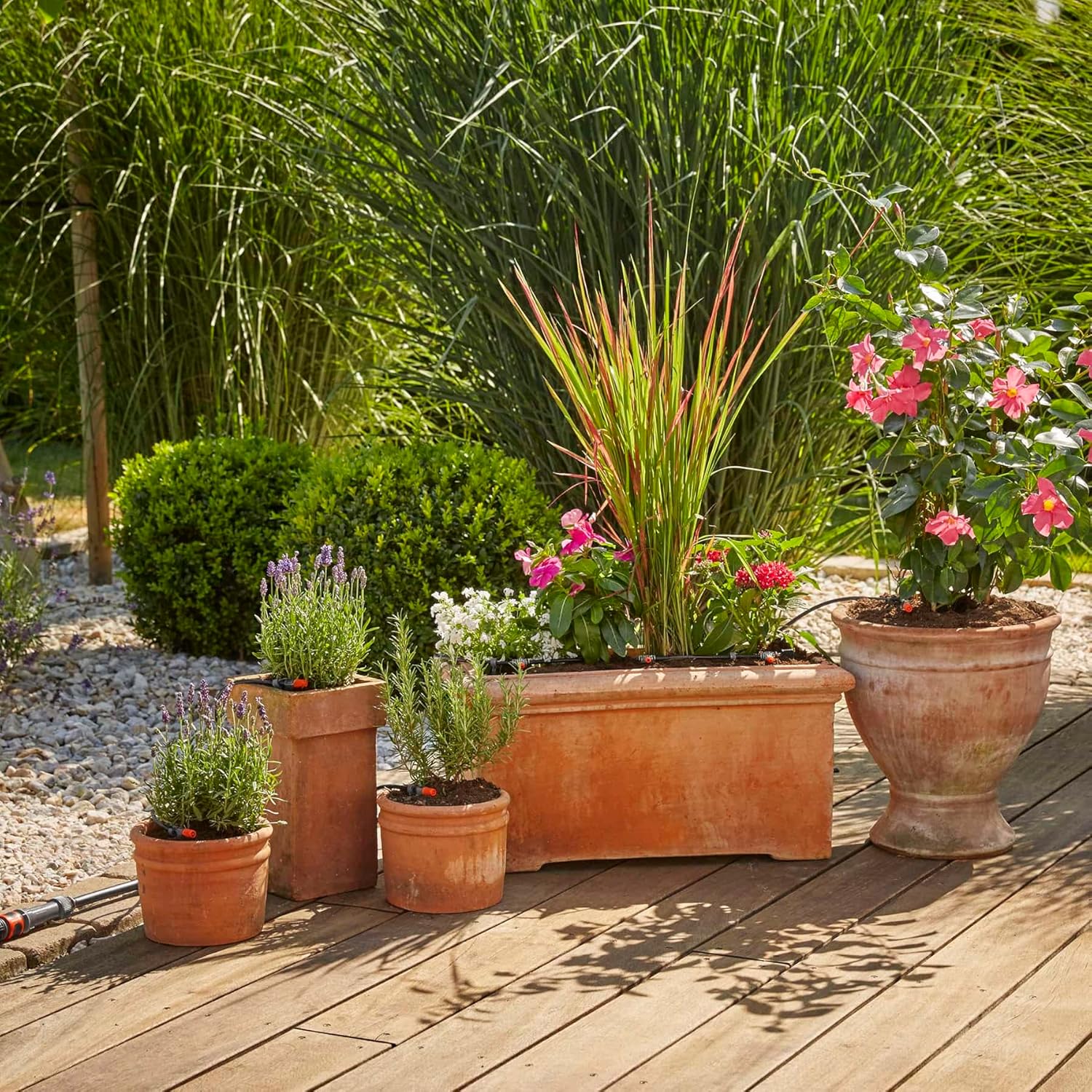 Gardena 13001 Micro Drip Kit for Flower Boxes and Pots, Black, 30x20x20 cm