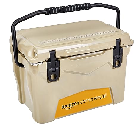 AmazonCommercial Rotomolded Cooler, 20 Quart, Tan