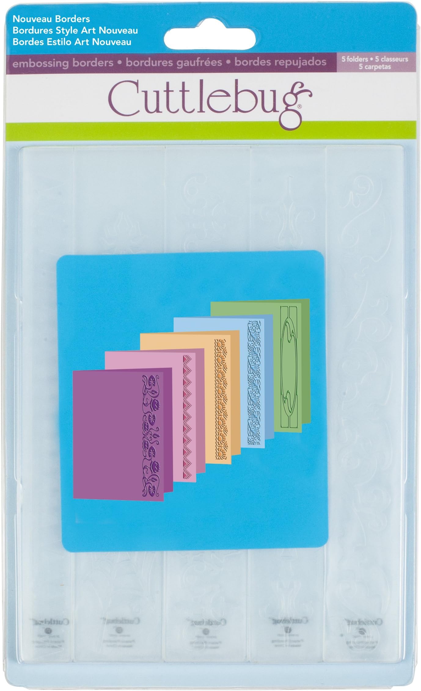 Cricut Cuttlebug Nouveau 7-Inch Border Set