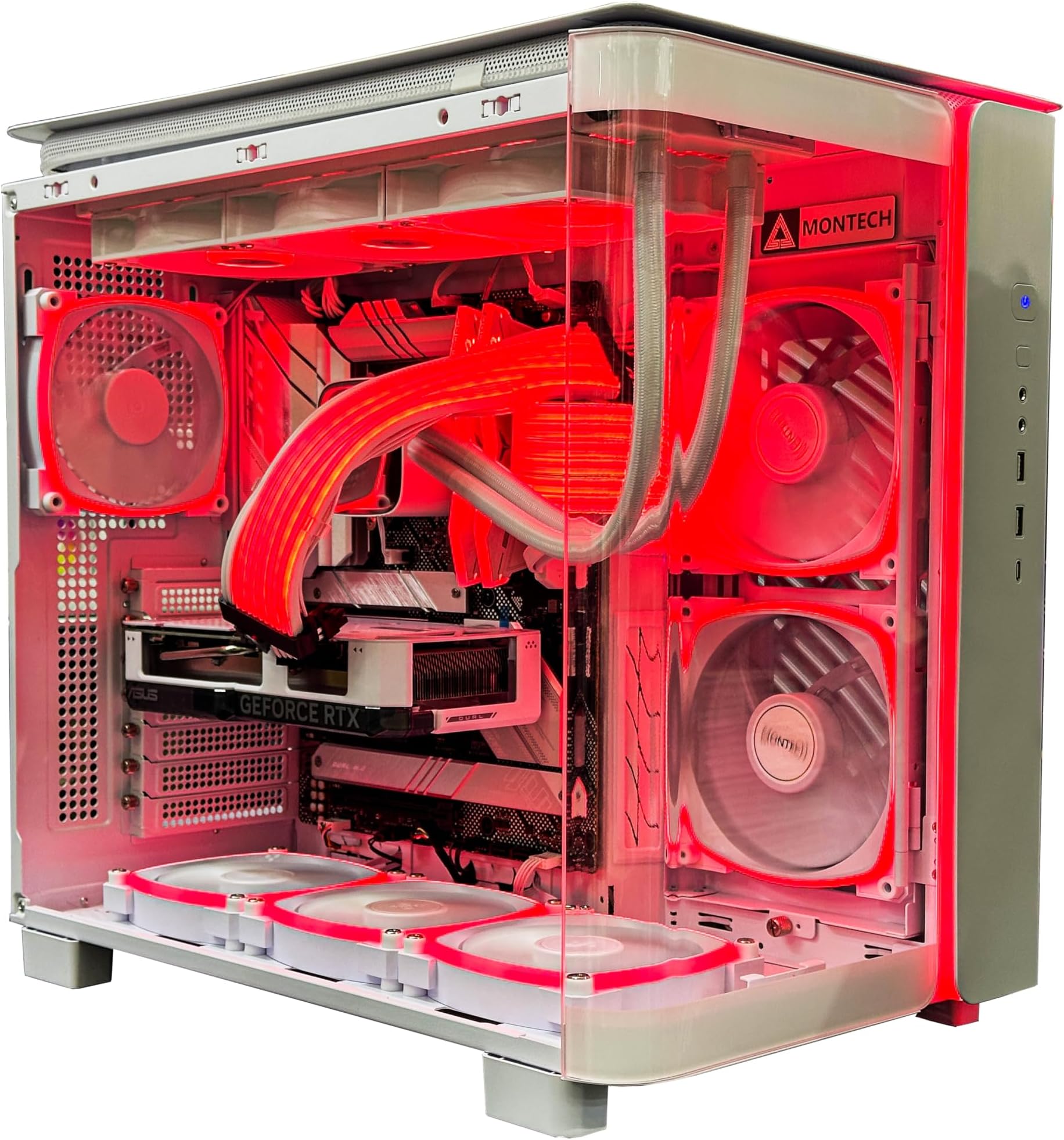 Nanotech Moonlight Gaming PC- Intel Core i5-14400F, RTX 4070 SUPER 12GB, 32GB (2 * 16) DDR5 RAM, 2TB Nvme SSD, 750W PSU, W11 Pro. (Intel i5-14400F, RTX 4070 SUPER)