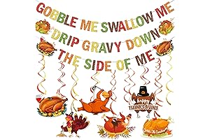 Gobble Me Swallow Me Decor: Enlivening Thanksgiving and Friendsgiving Festivities