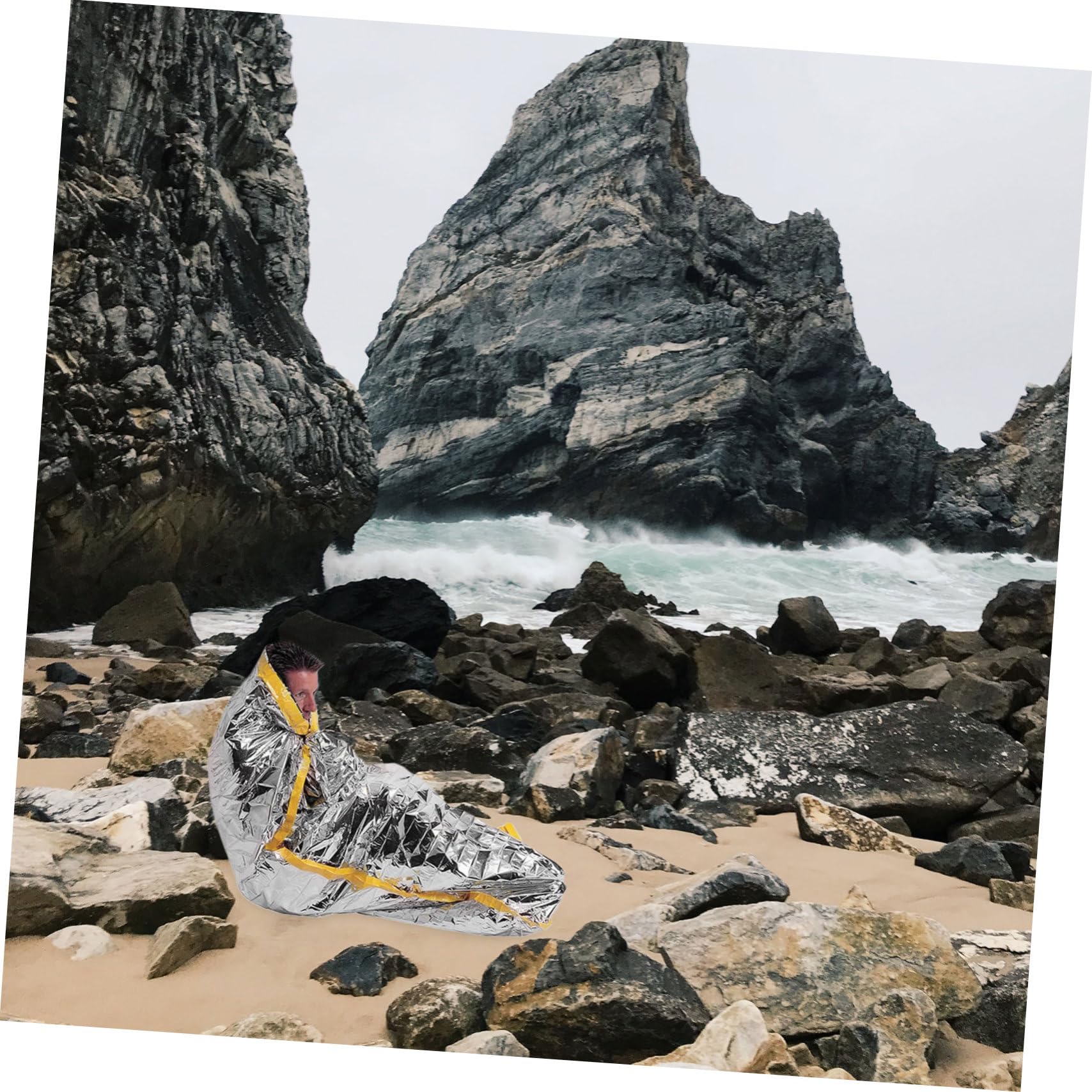 POPETPOP Camping Sleeping Sack Liner Lightweight Travel Accessory for Outdoor Use for Camping Hiking and Picnics Warmth and Comfort for Adults