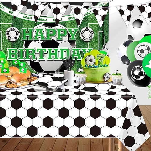 Miniatura 5 de Servilletas de papel desechables para fiesta de fútbol, 120 unidades, suministros de decoración para fiestas deportivas, suministros de decoración