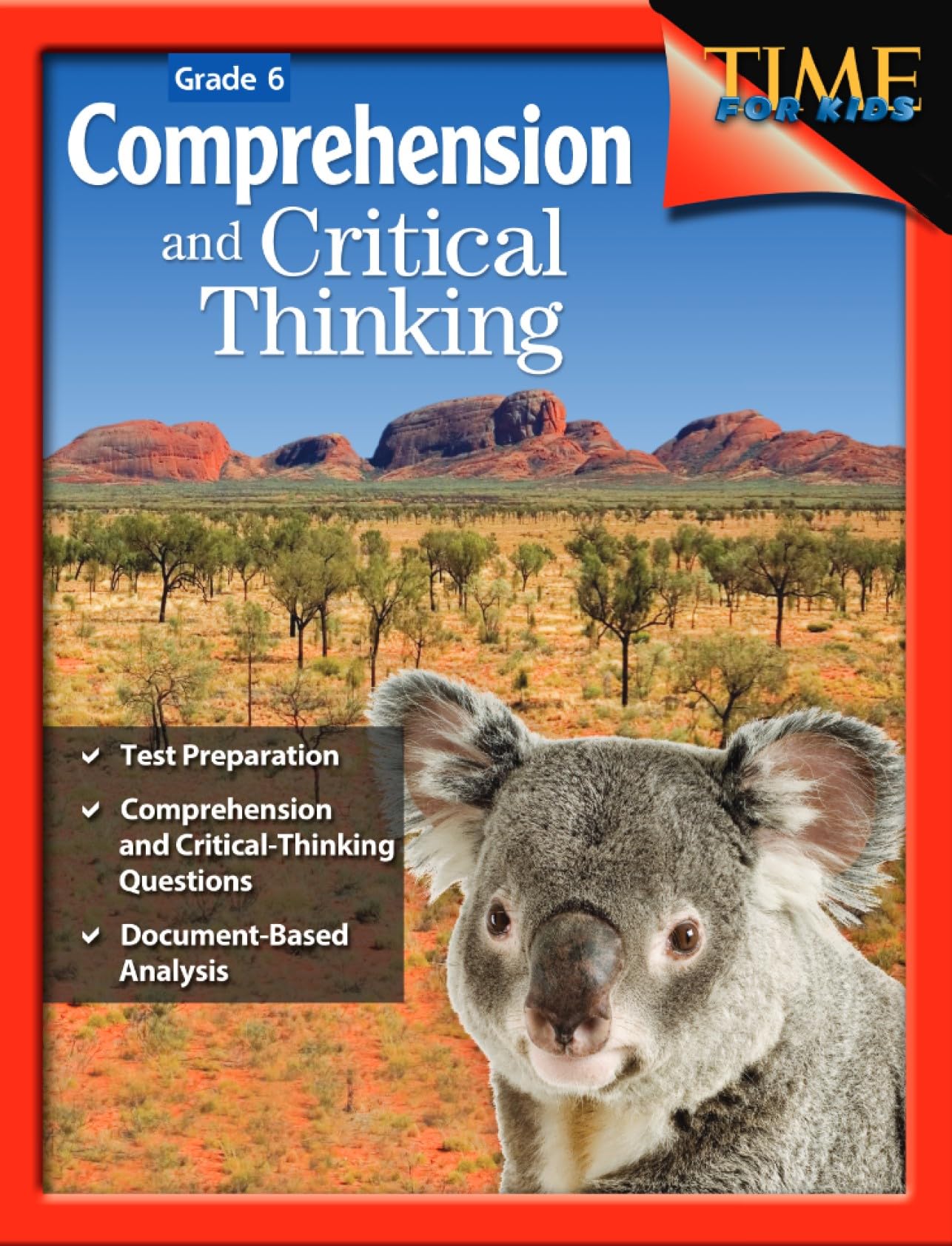 Comprehension and Critical Thinking 6th Grade – Sixth grade workbook with lessons to improve comprehension, critical thinking and test taking skills