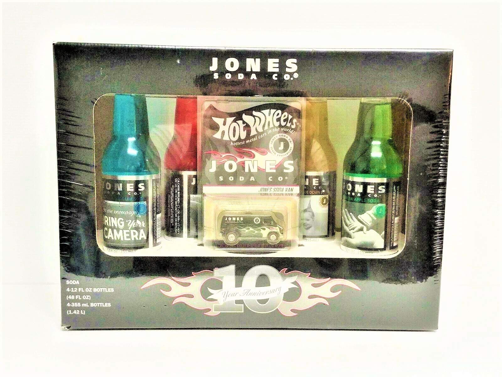 Hot Wheels Jones Soda Company 10 Year Anniversary Set Jones Soda